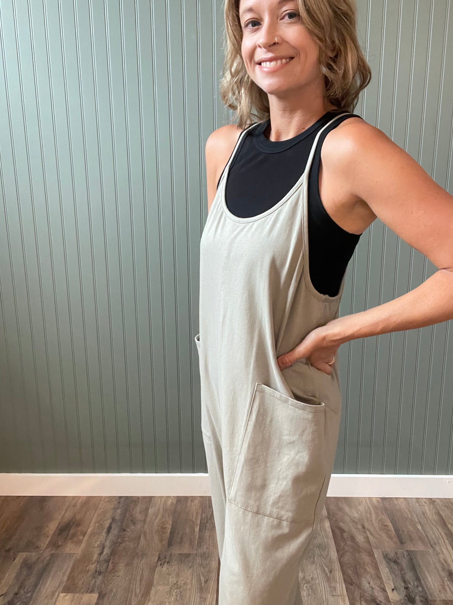 Tilly Jumpsuit (Seagrass)