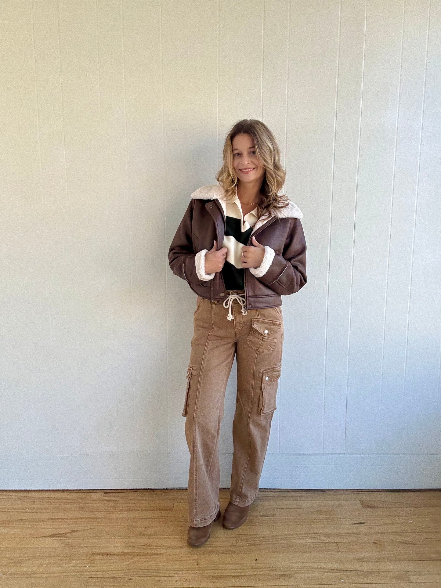 Amelia Aviator Jacket