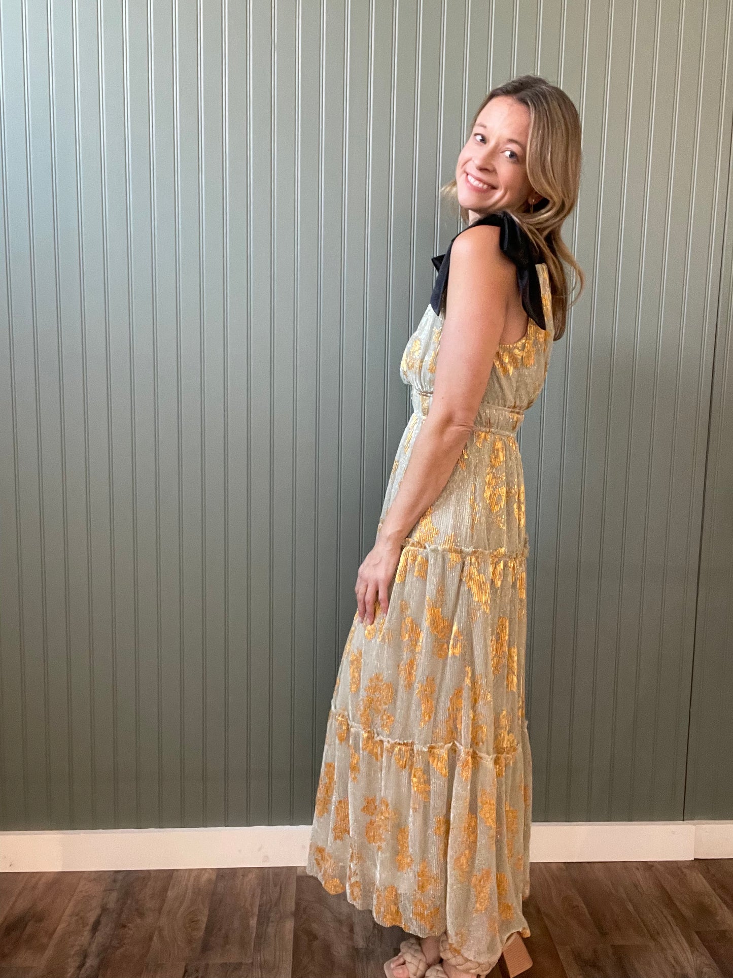 Gold & Glitter Dress