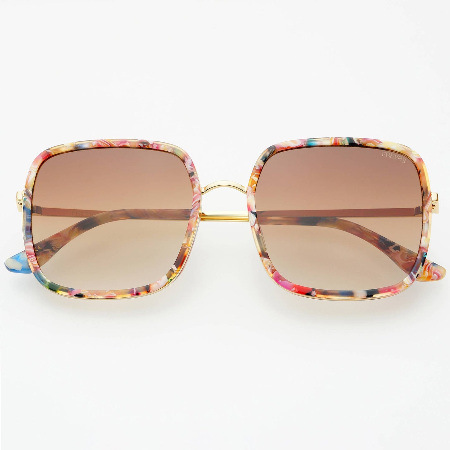 Cosmo Acetate Womens Square Sunglasses, Rose Tortoise