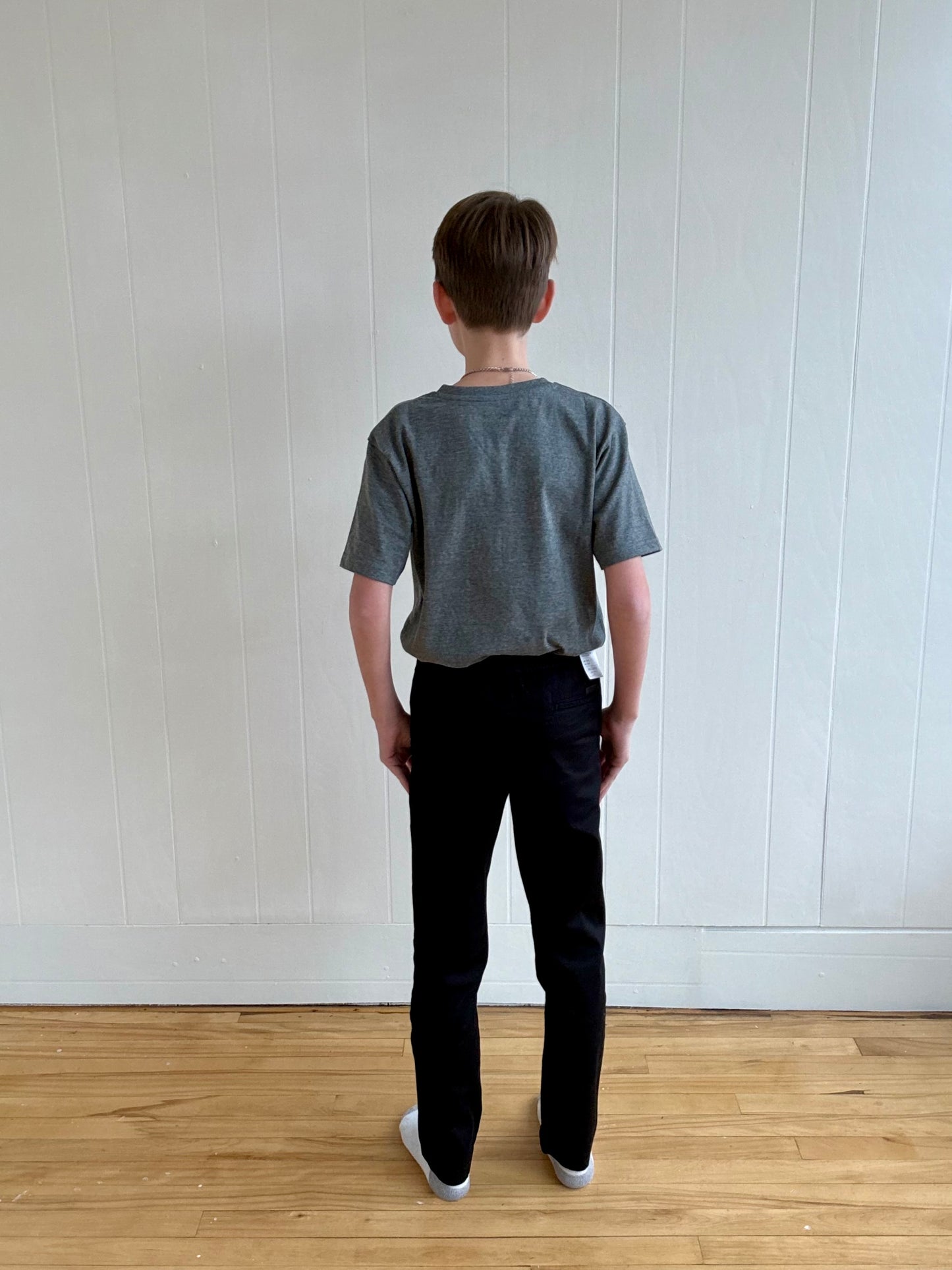 Grey V-Neck Tee (kids)