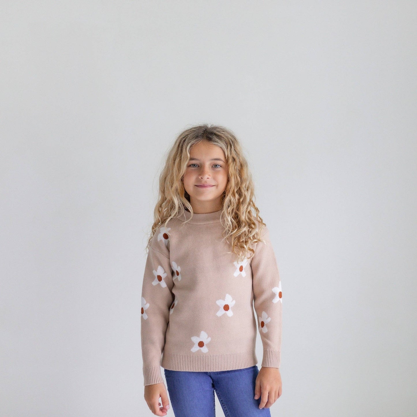 Flower Crew Sweater (Kids)