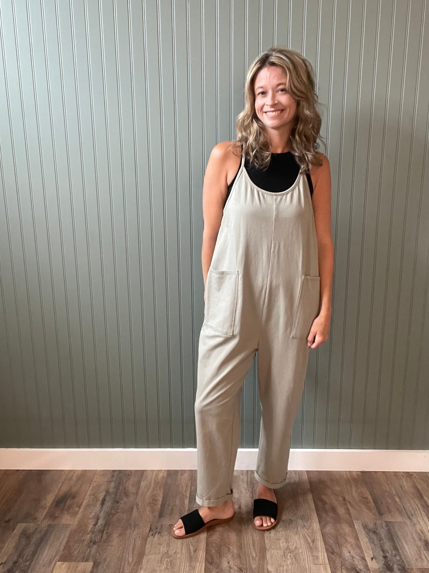 Tilly Jumpsuit (Seagrass)