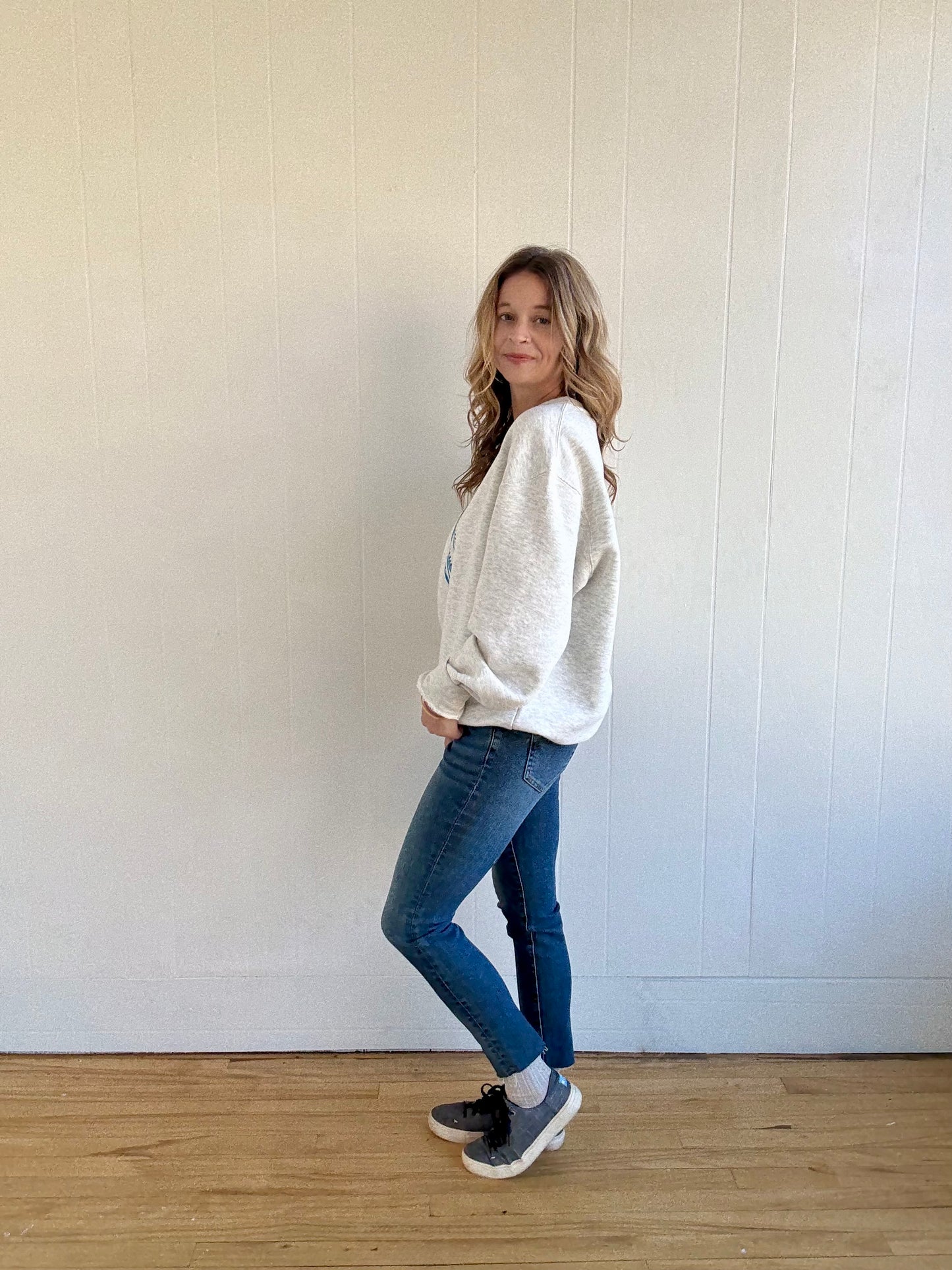 Three Little Fish Sweatshirt (Oat Heather)