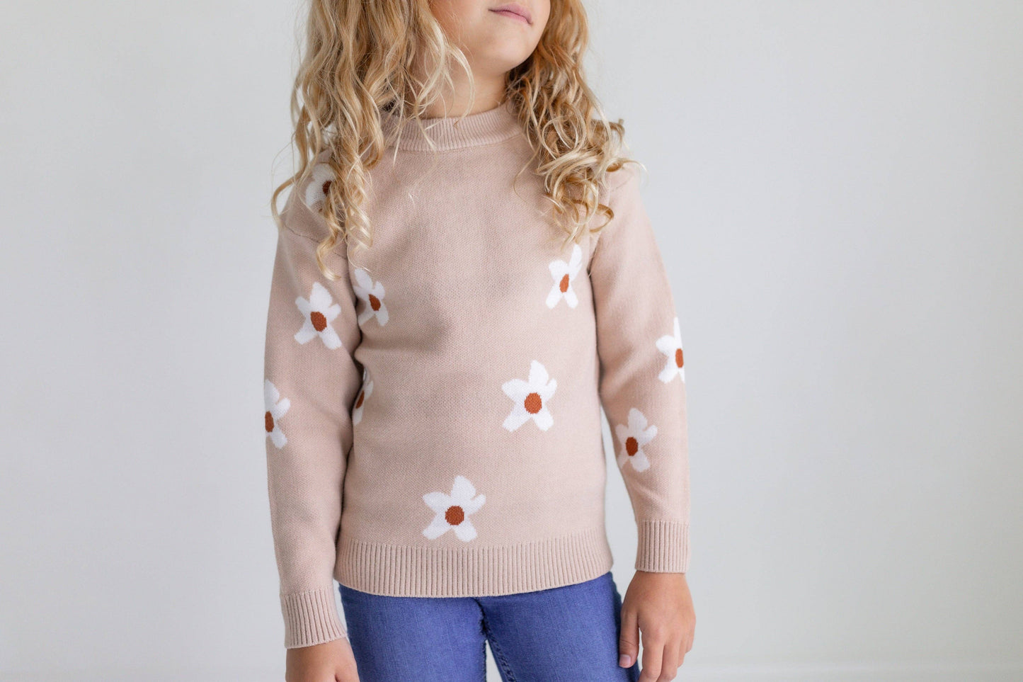 Flower Crew Sweater (Kids)