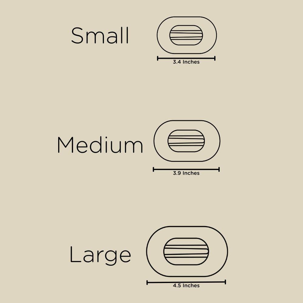 Flat Round Hair Clip | Red Carpet Ready | Small