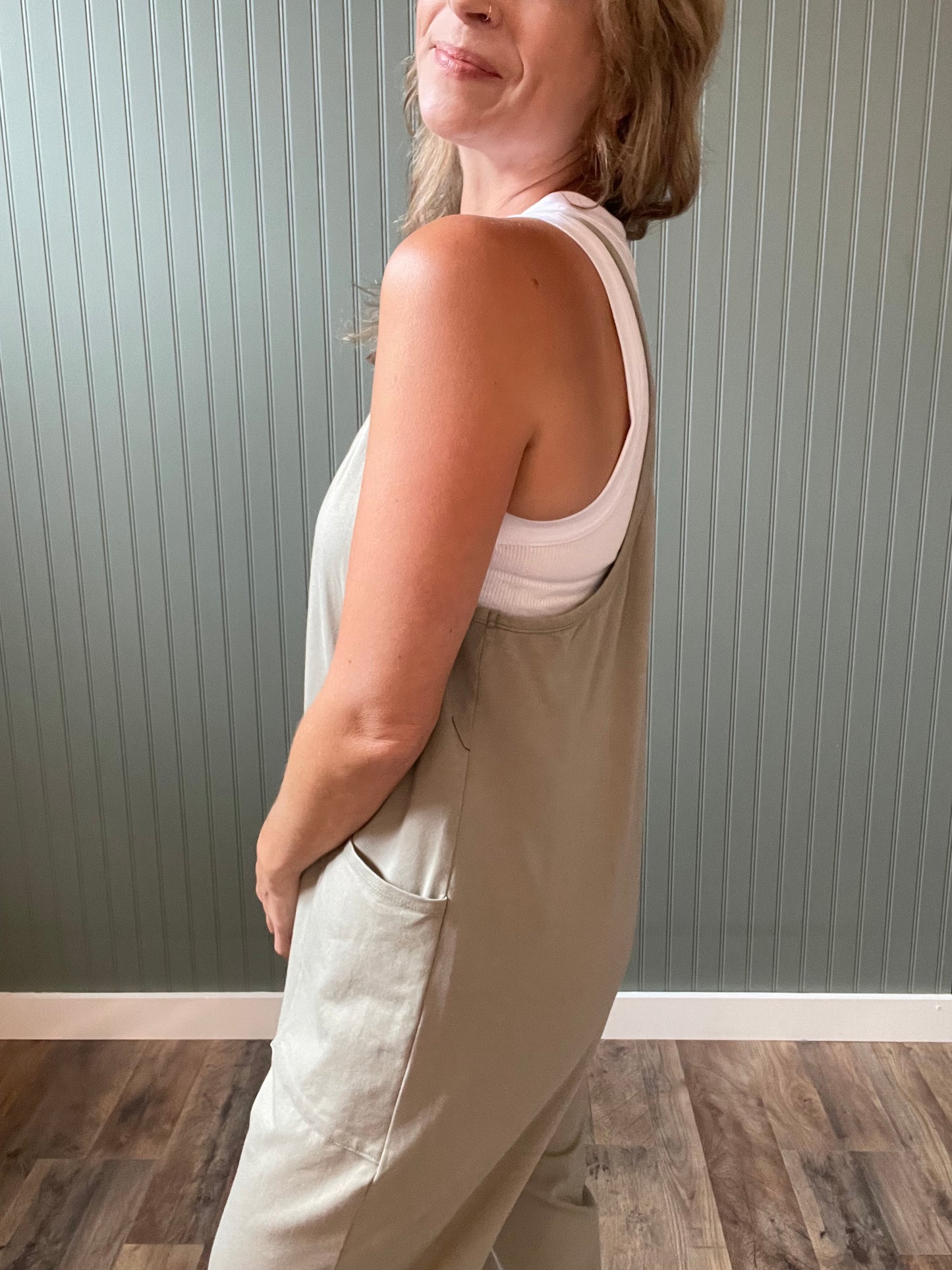 Tilly Jumpsuit (Seagrass)
