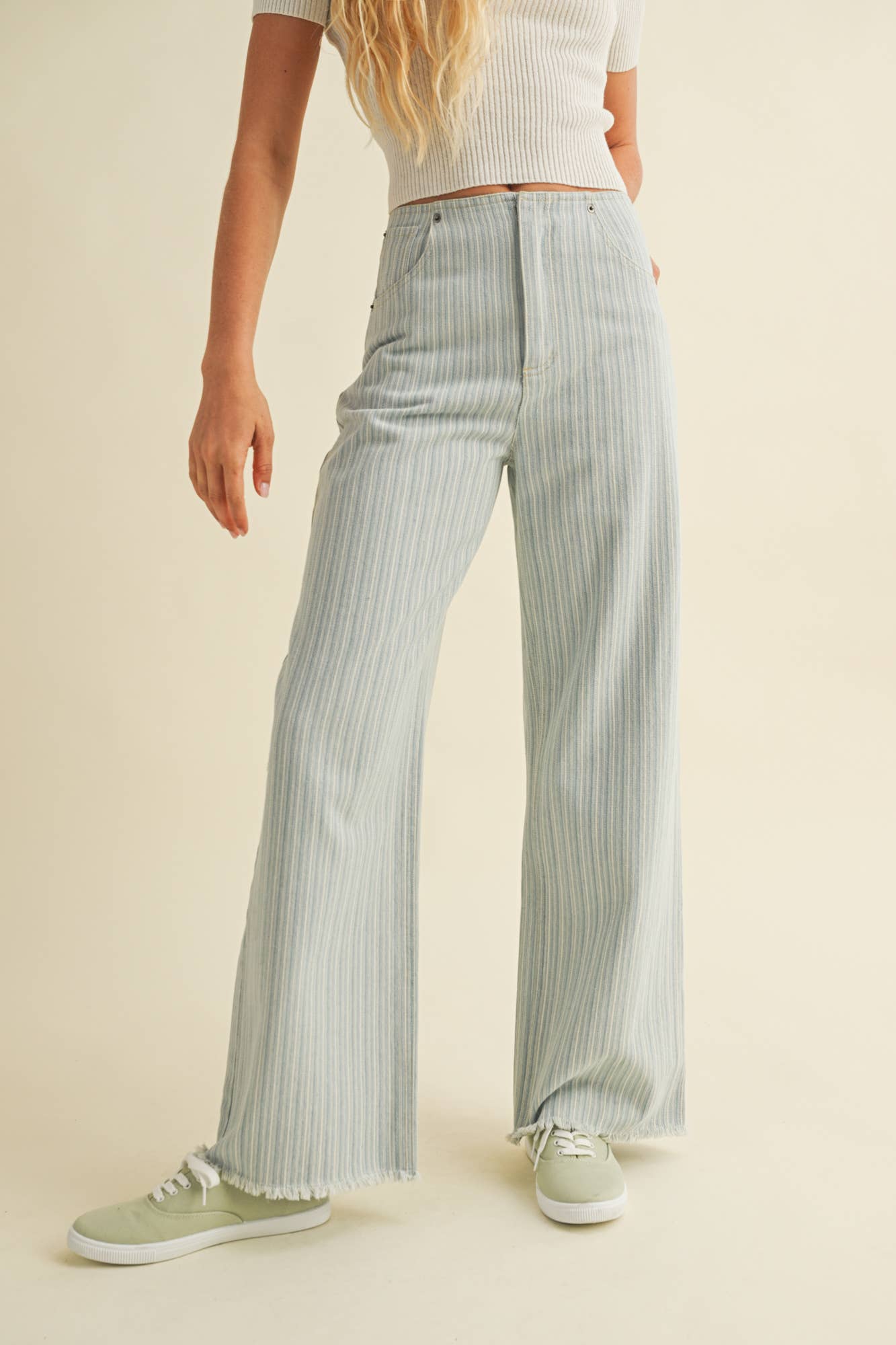 Kira Striped Denim