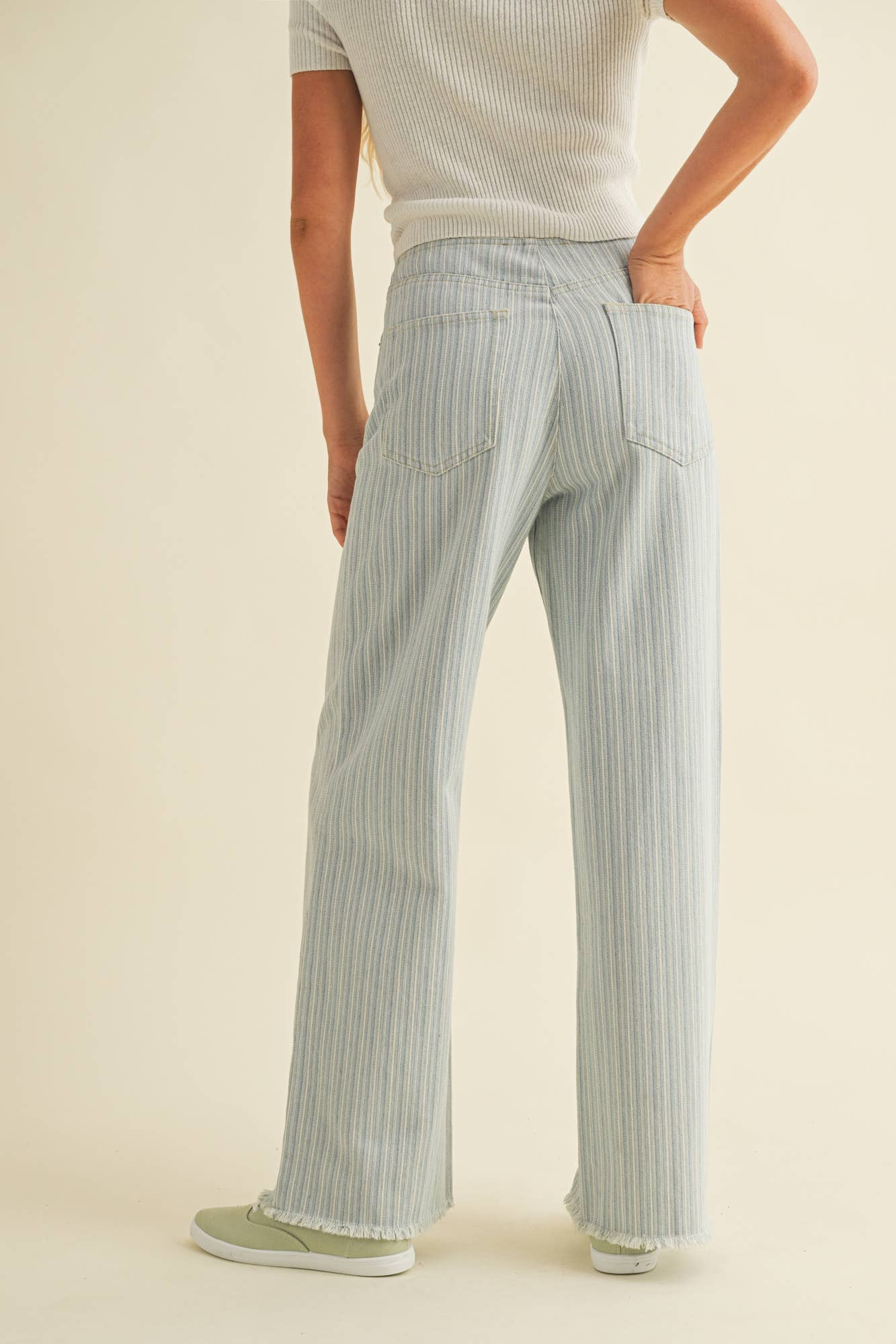 Kira Striped Denim
