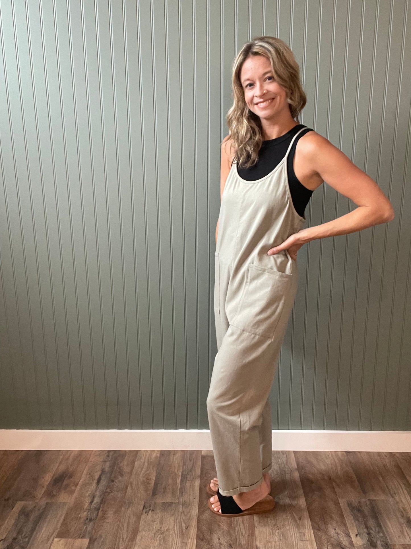 Tilly Jumpsuit (Seagrass)