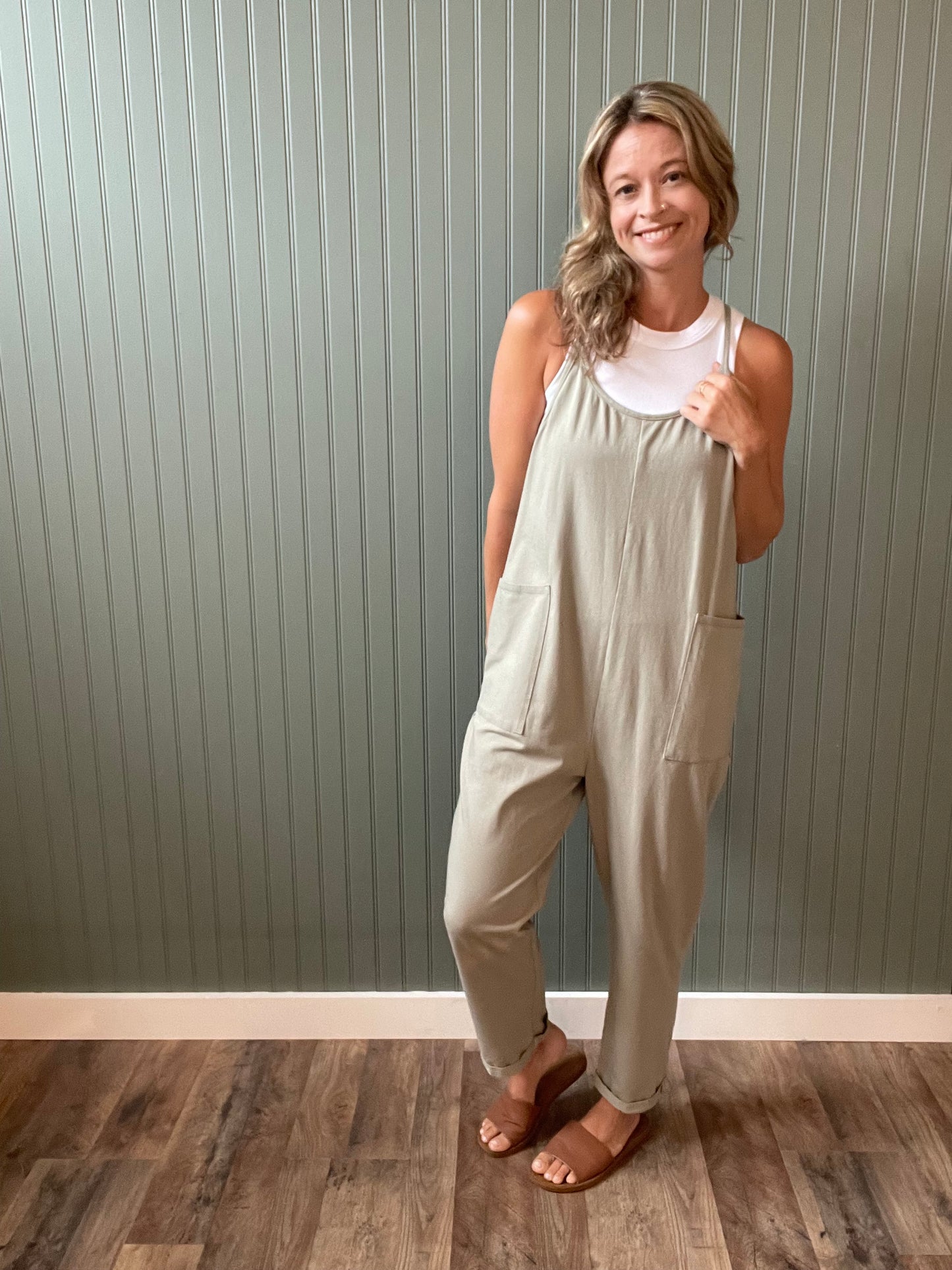 Tilly Jumpsuit (Seagrass)