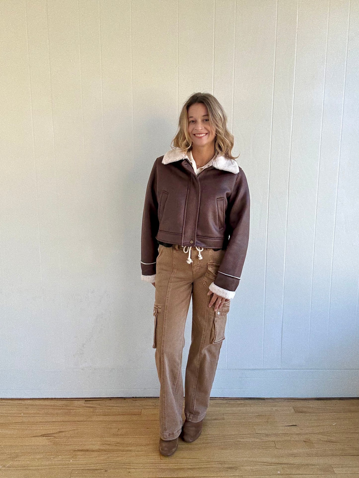 Amelia Aviator Jacket