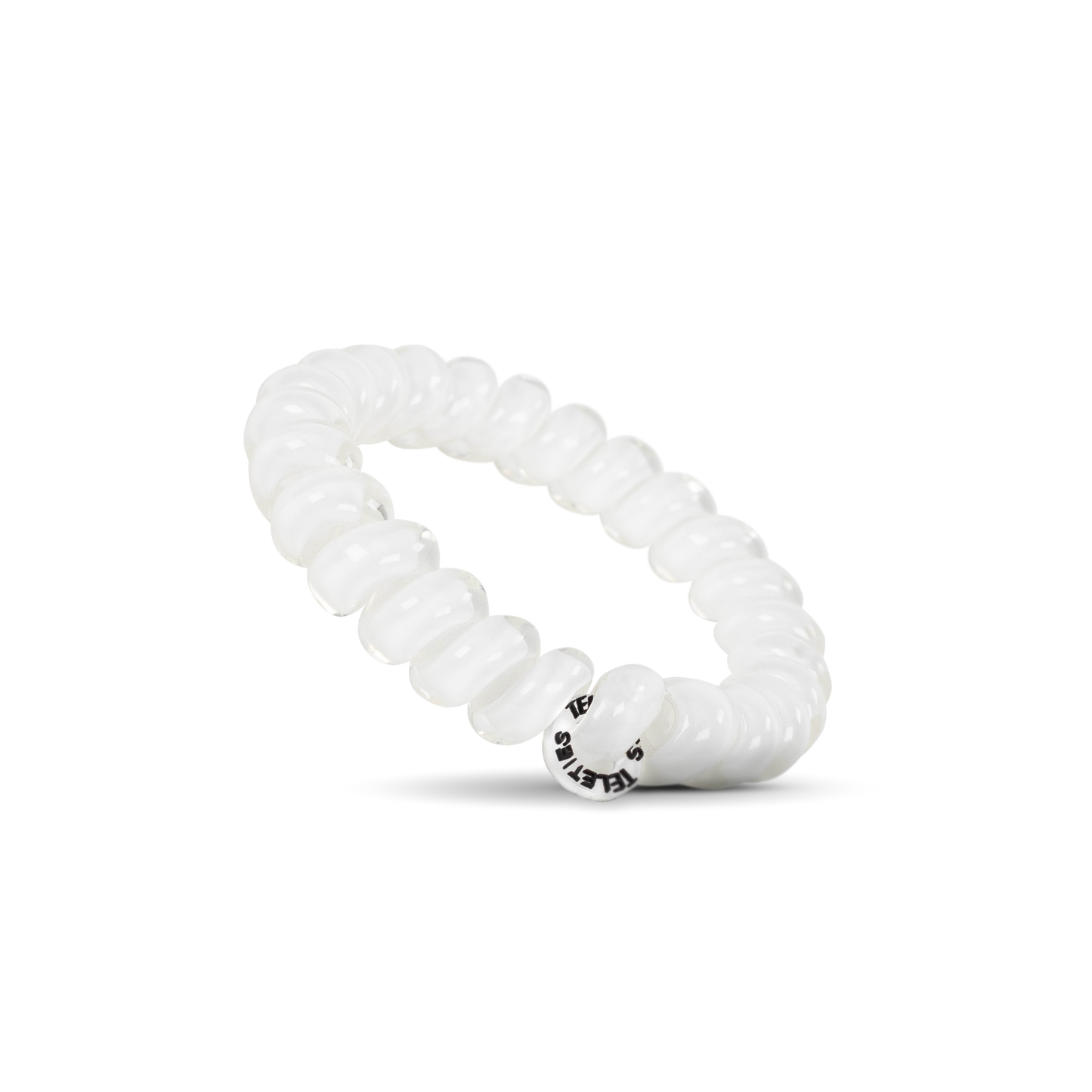 Coconut White Spiral Hair Coils, Large