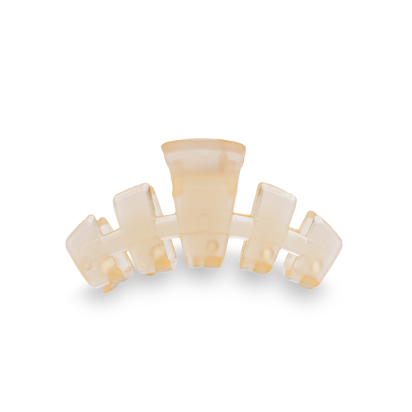 Almond Beige Classic Hair Clip, Tiny