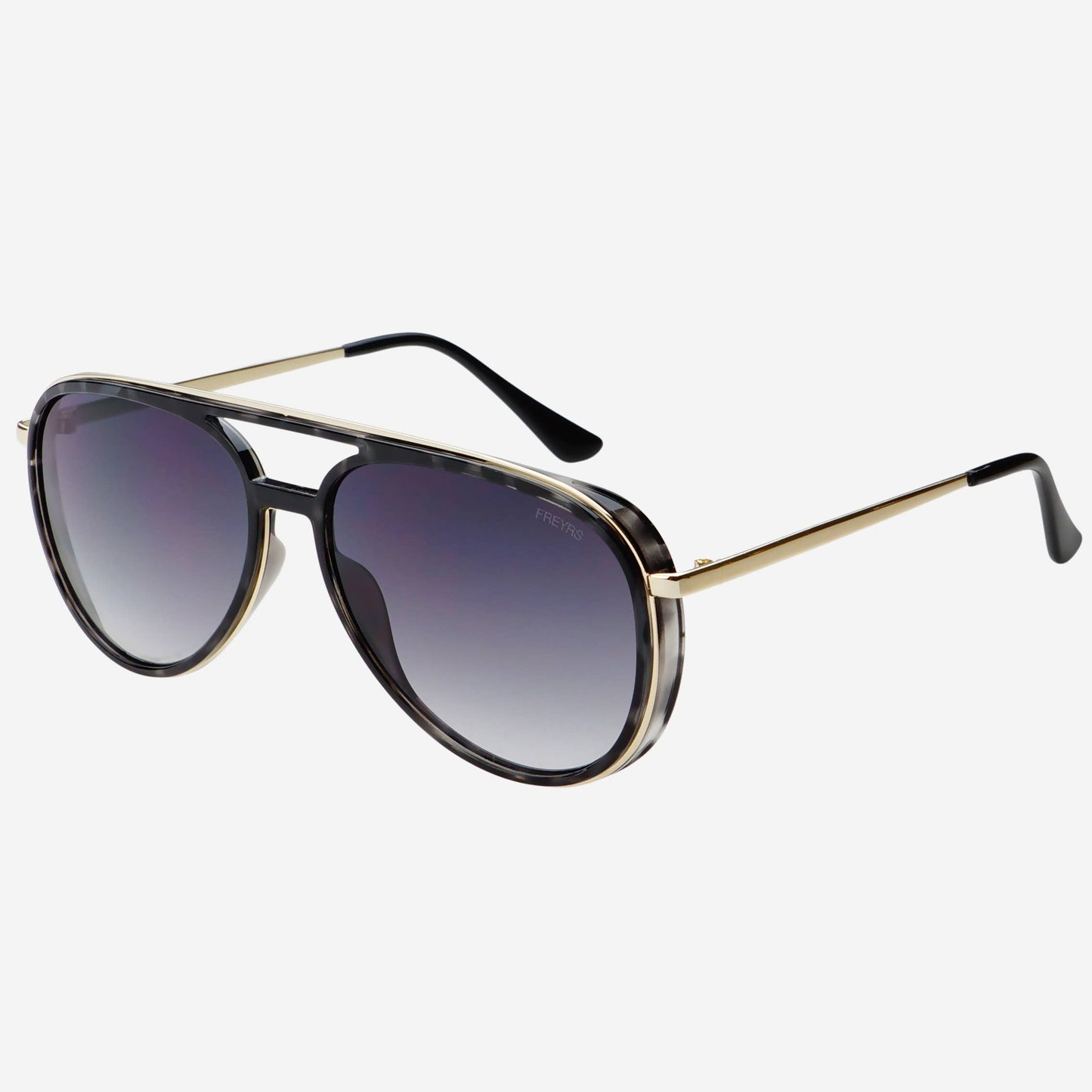 Fulton Aviator Sunglasses: Gray Tortoise
