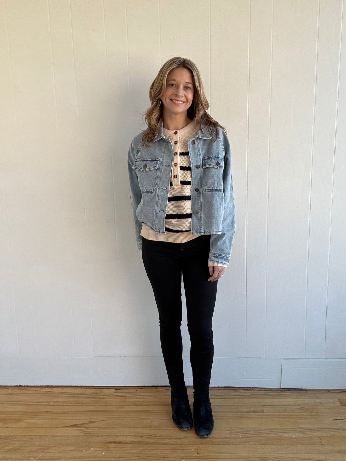 Harvey Henley Sweater Top