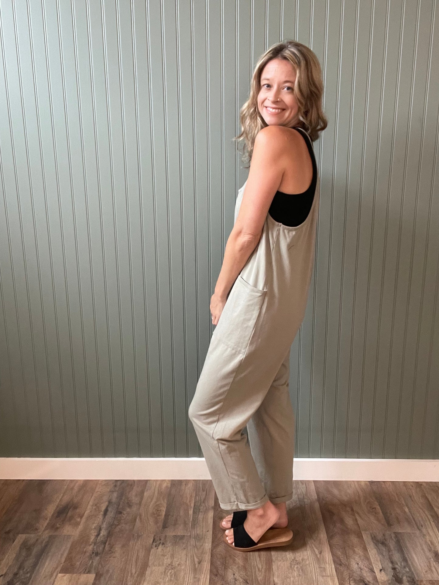 Tilly Jumpsuit (Seagrass)