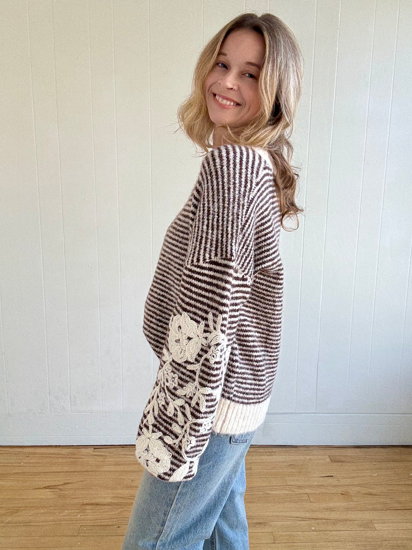 Willow Knit Sweater (Brown)