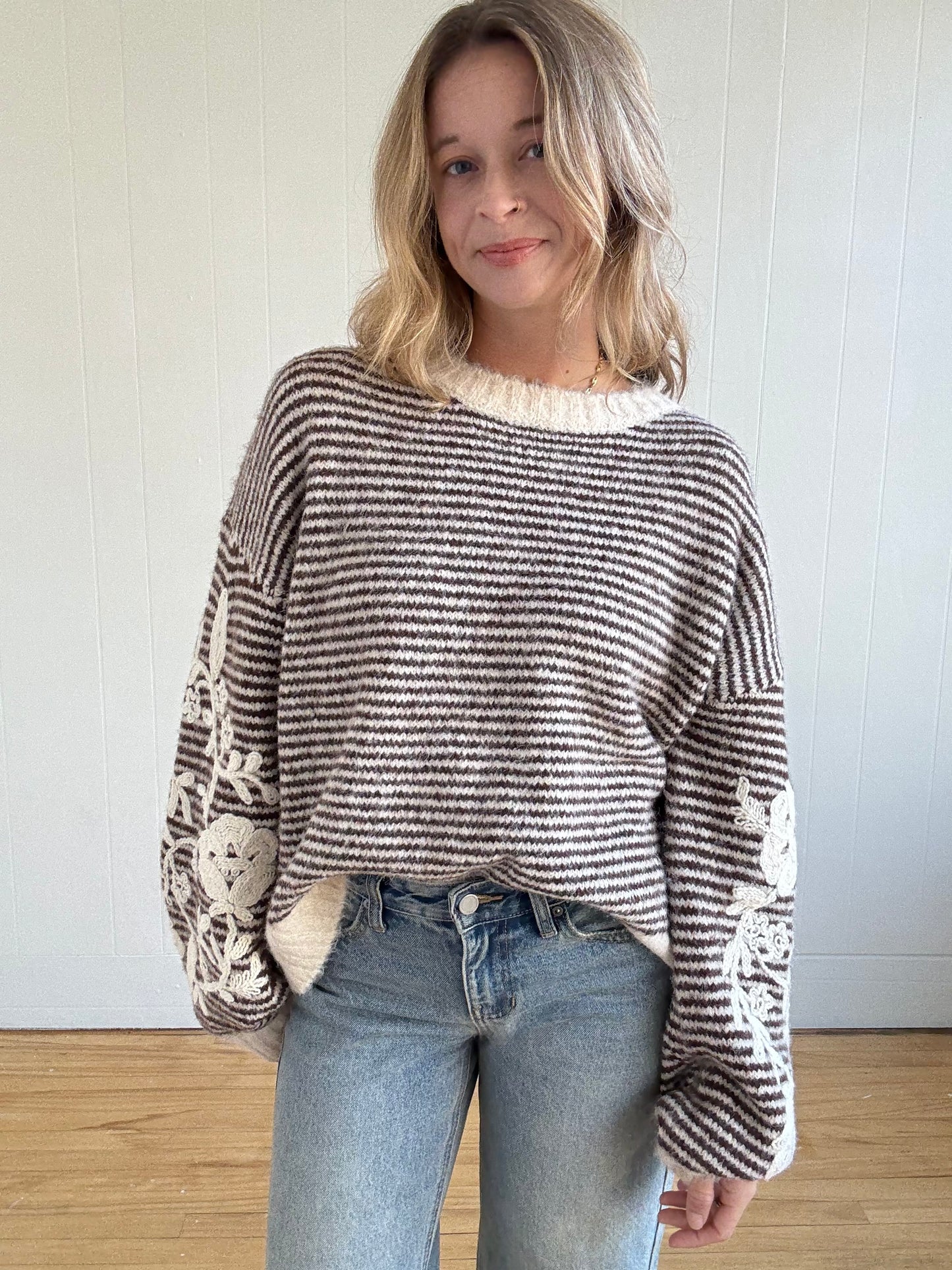 Willow Knit Sweater (Brown)