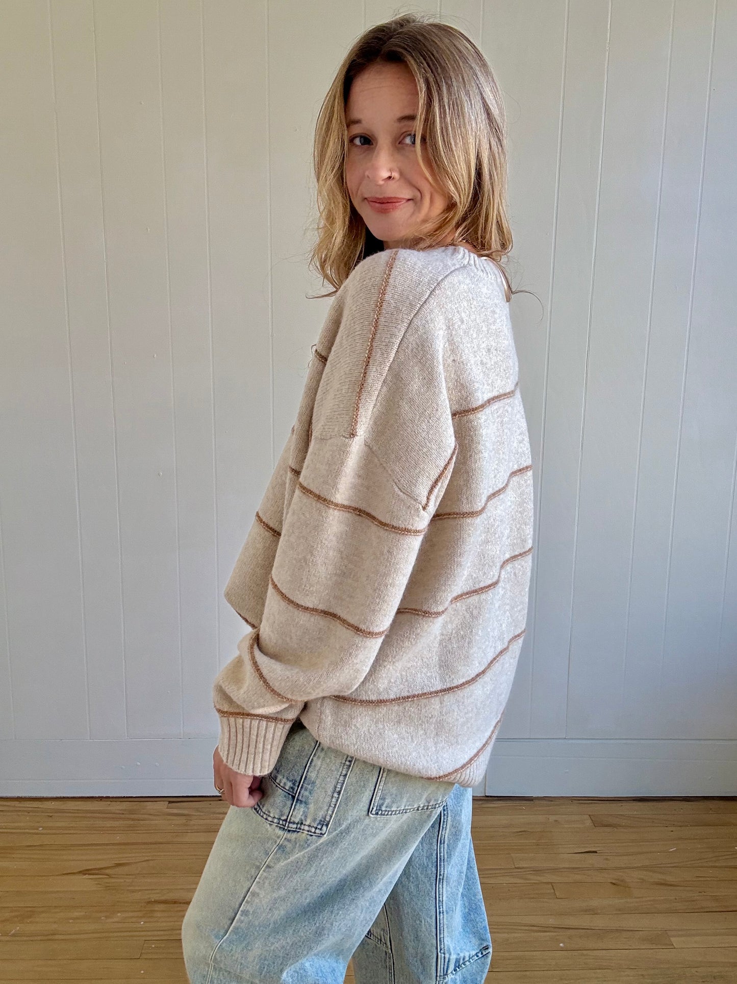 Demi Sweater (Taupe)