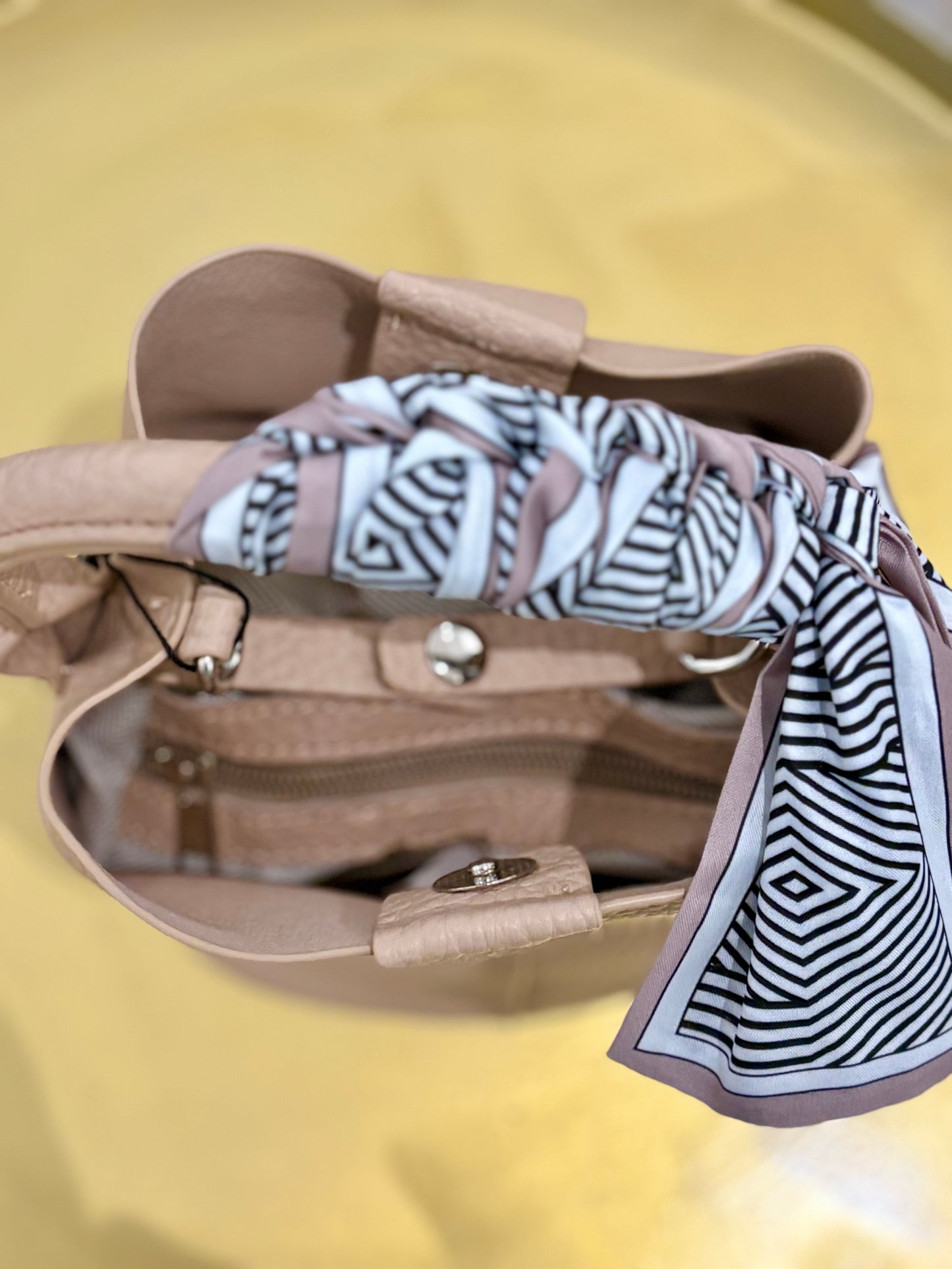 Blair Bucket Bag (Beige)