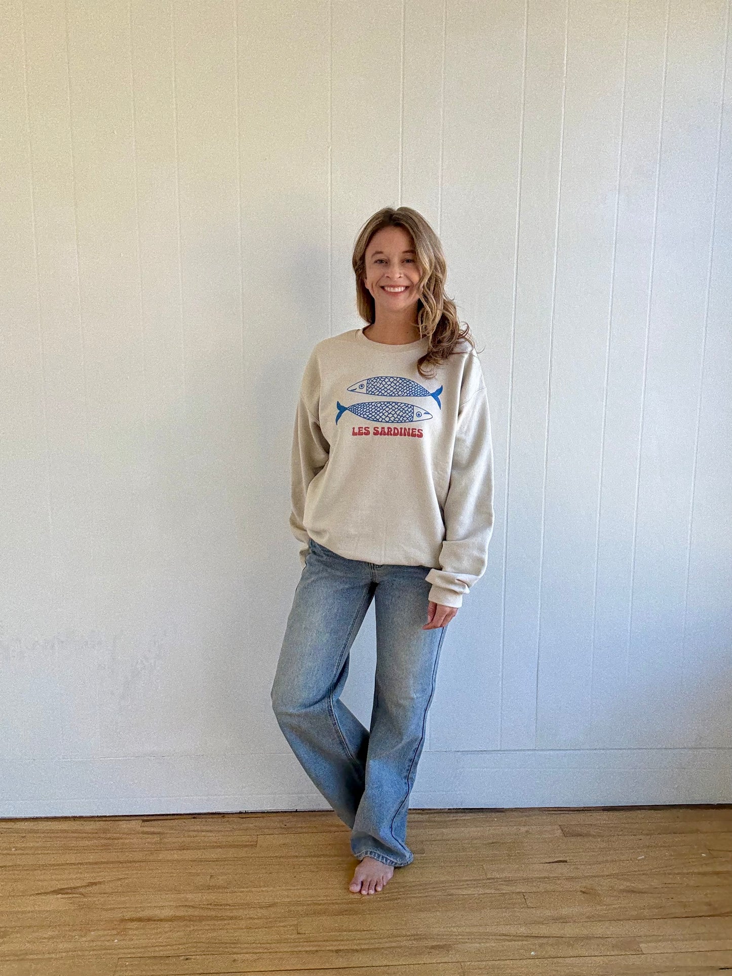 Les Sardines Sweatshirt (Sand)