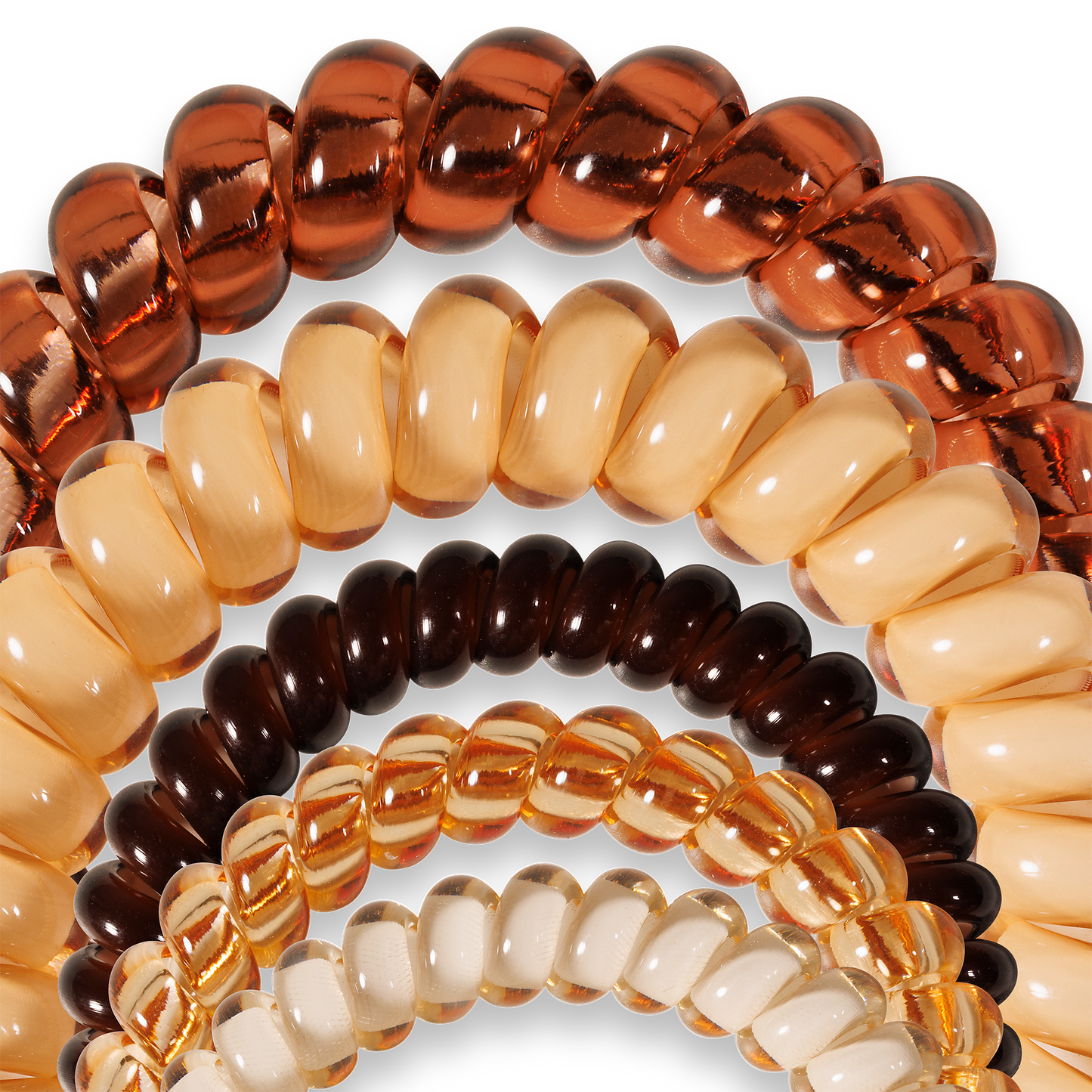 Anything But Basic Spiral Hair Coil, Mix Pack