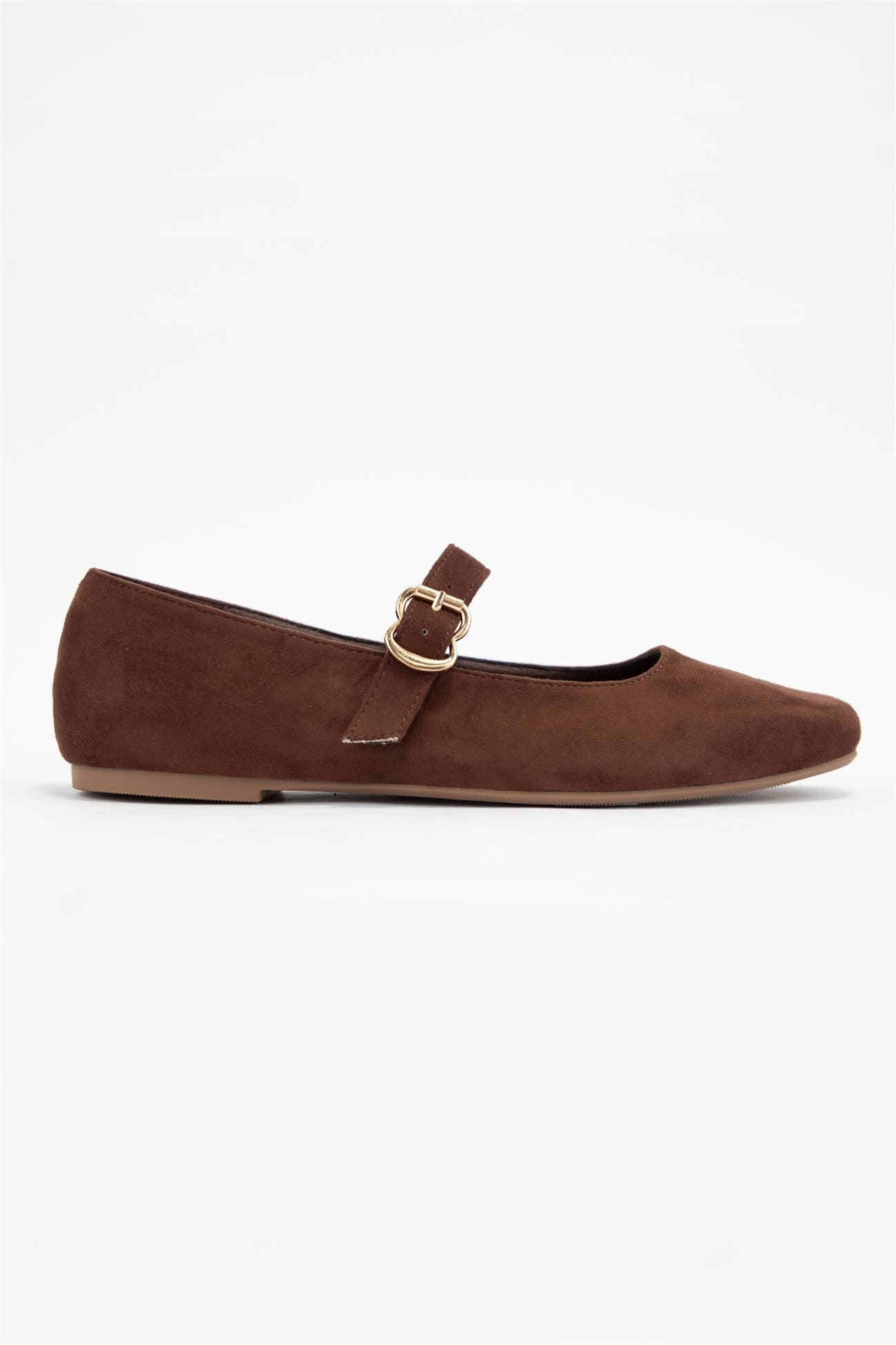 Charlotte Buckled Strap Flats