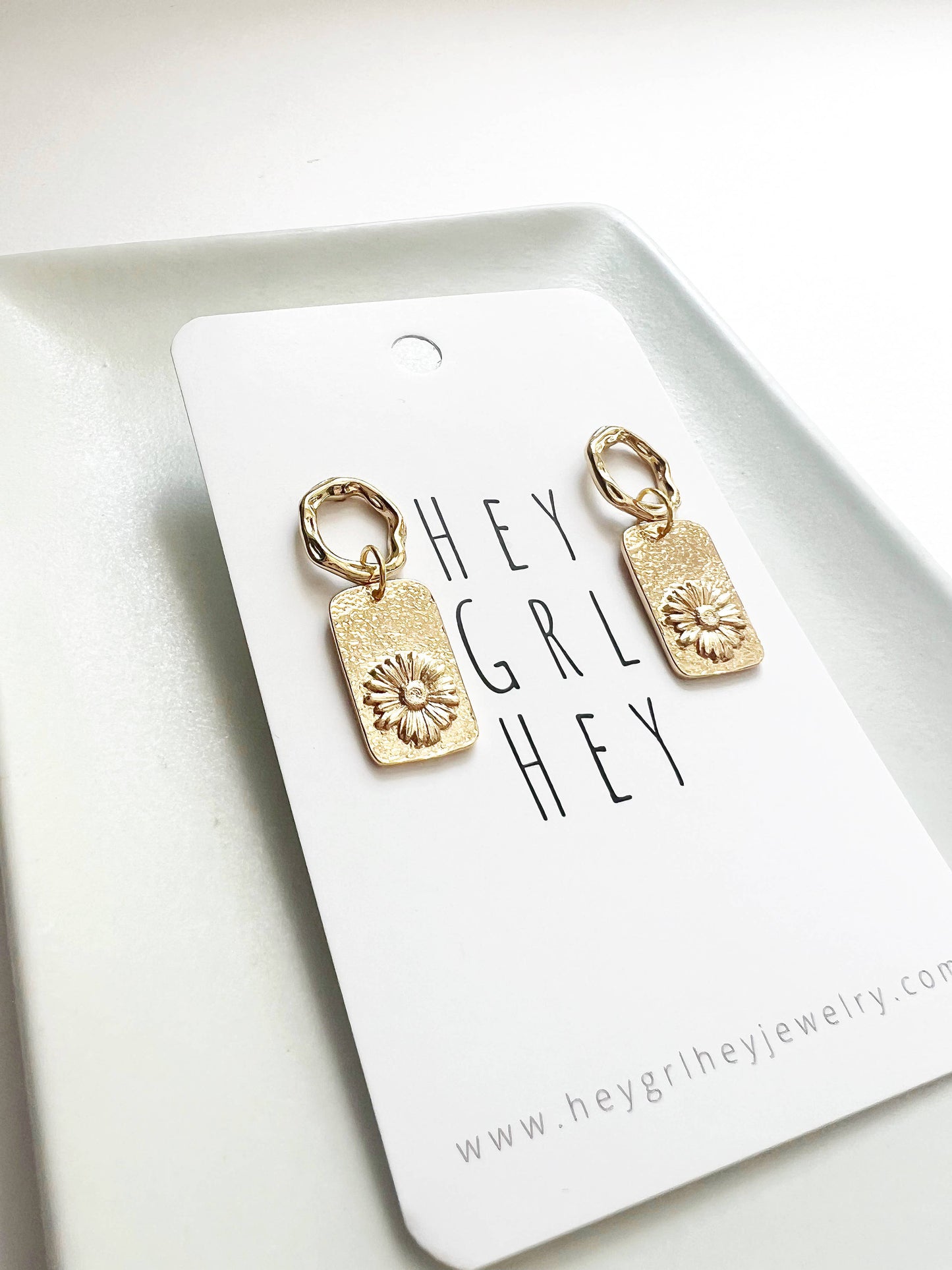 The Magnolia Flower Earrings