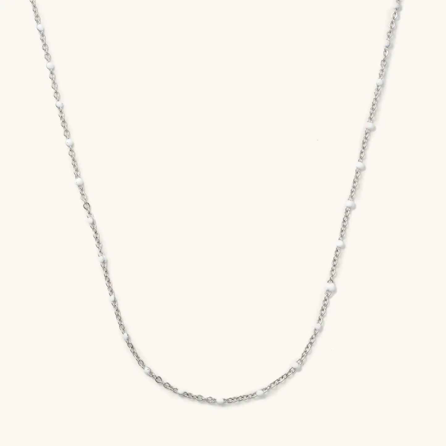 White Felix Necklace