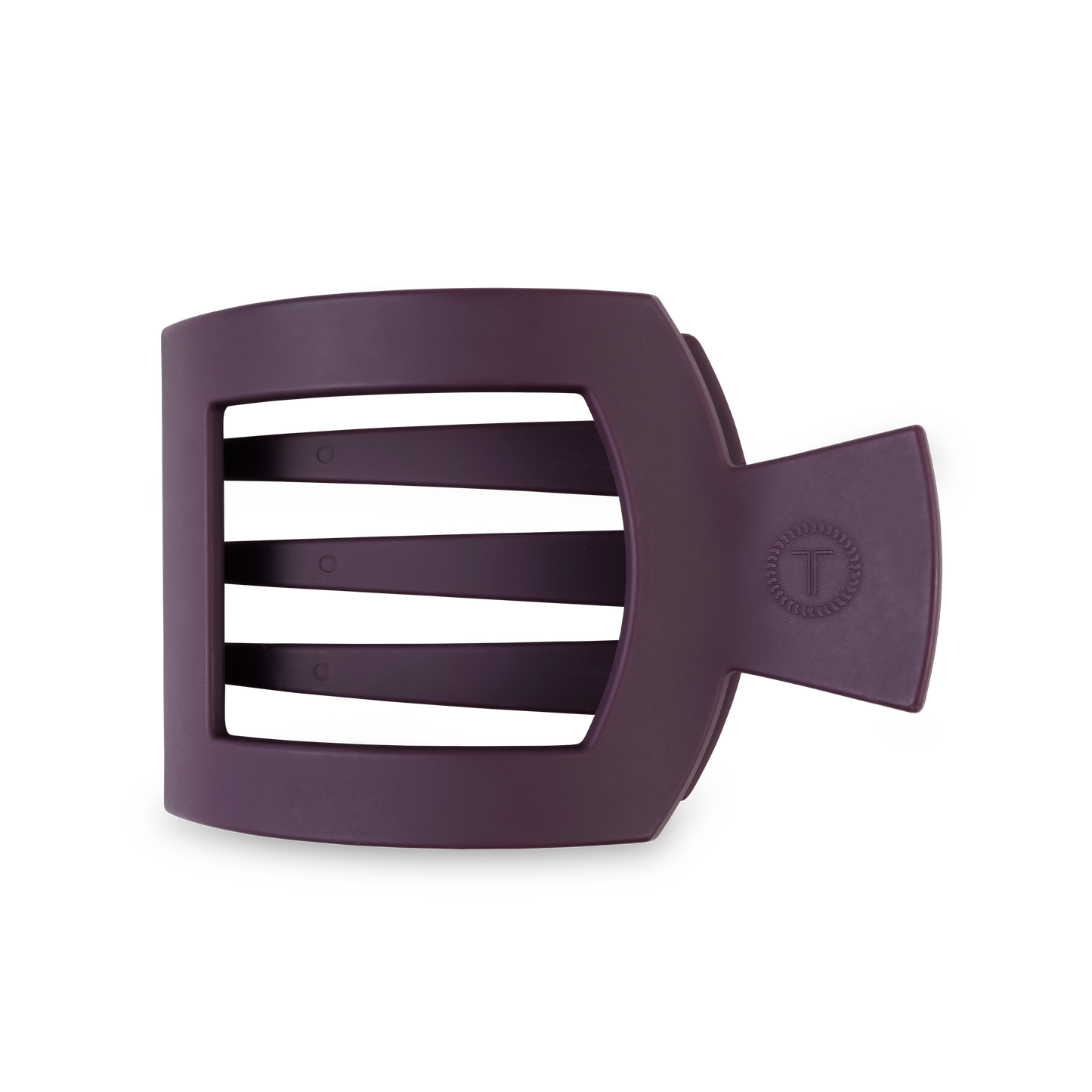 Square Flat Hair Clip | Burgundy Bliss | Large