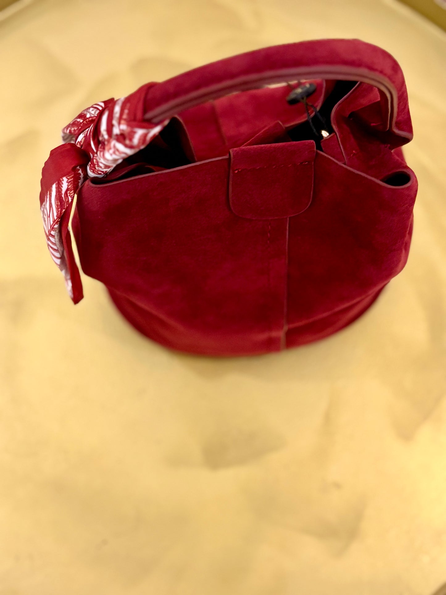 Blair Bucket Bag (Burgundy)