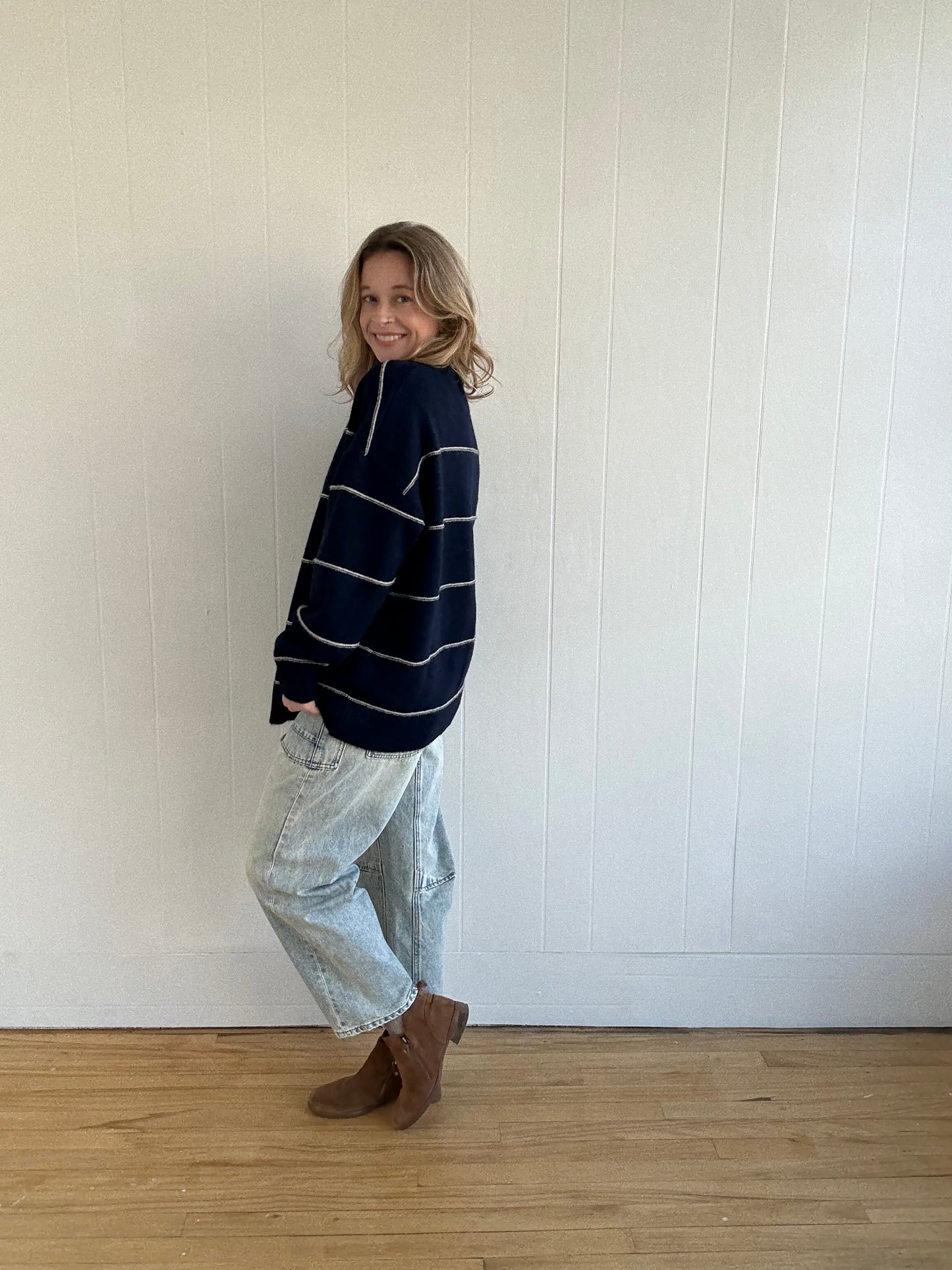 Demi Sweater (Navy)