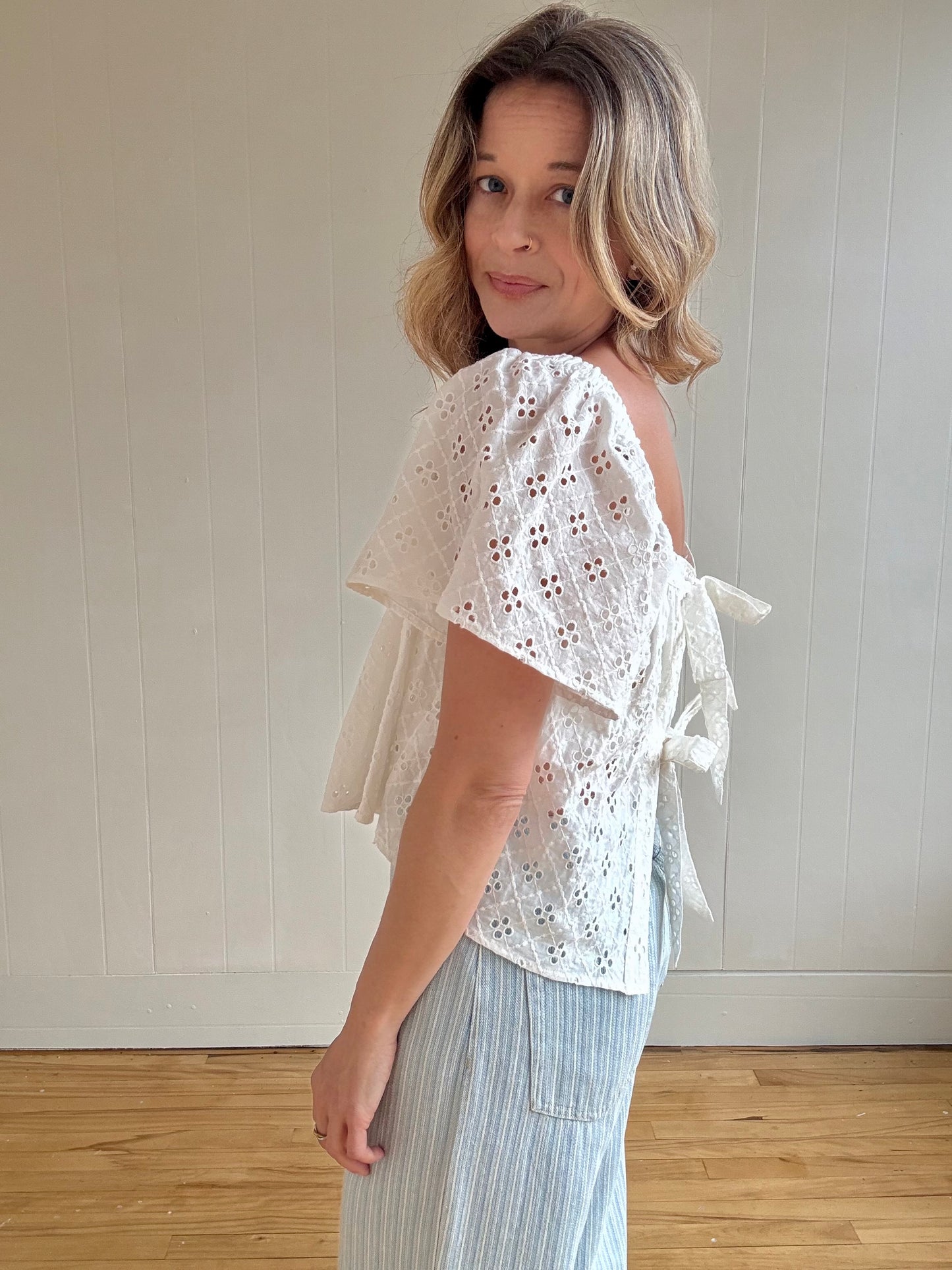 Ellie Eyelet Blouse