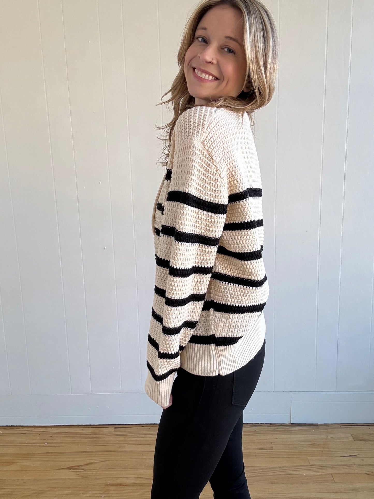 Harvey Henley Sweater Top