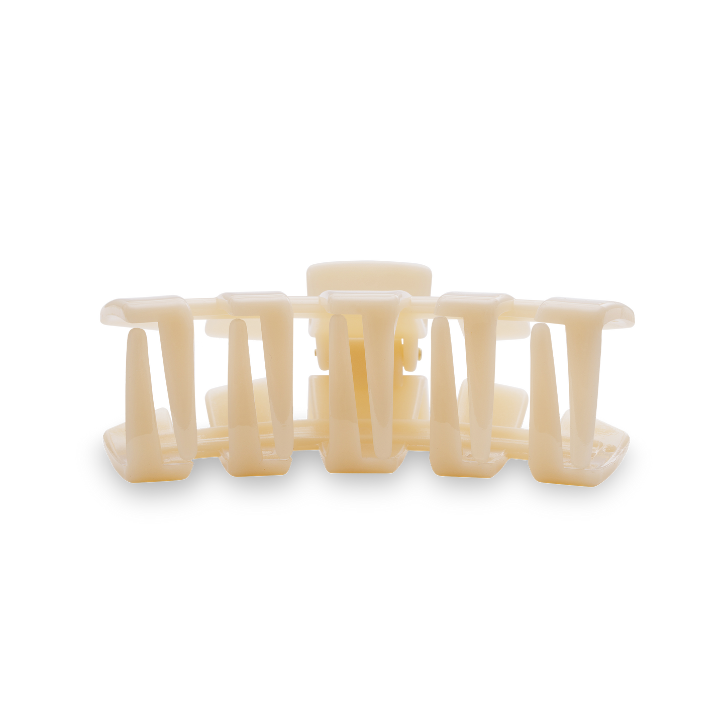 Almond Beige Classic Hair Clip, Medium