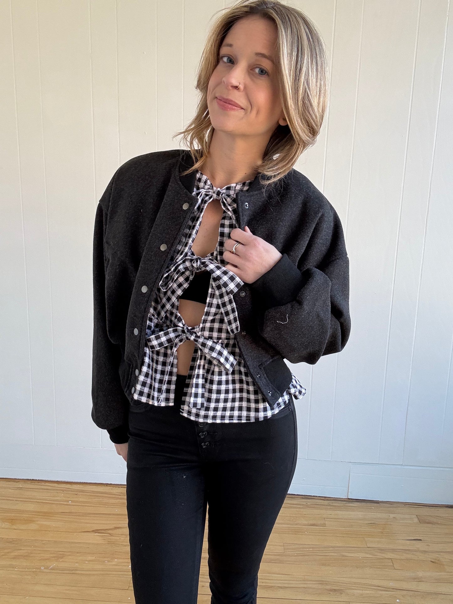 Gemma Babydoll Bow Top