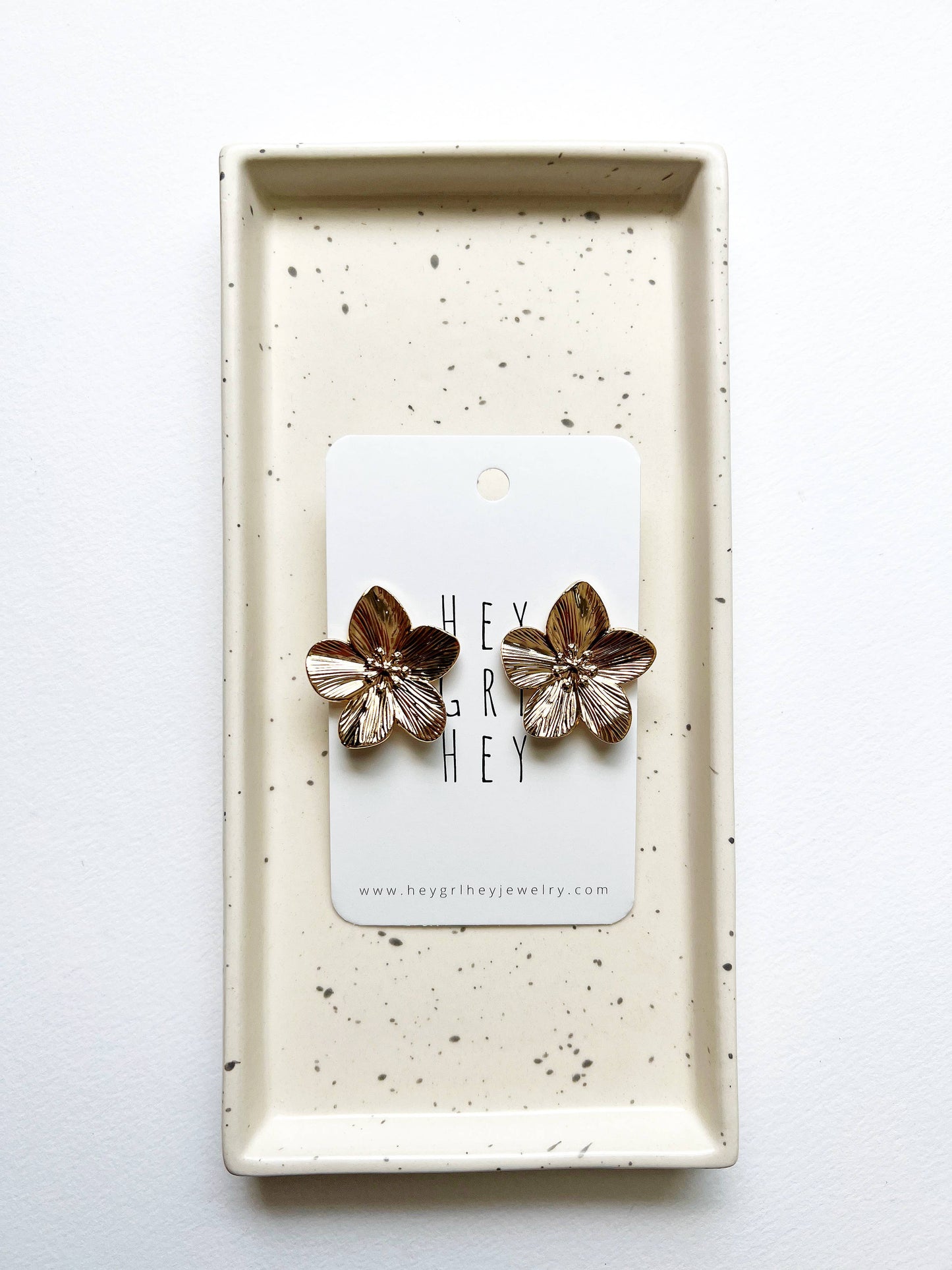 Anora Flower Statement Earrings
