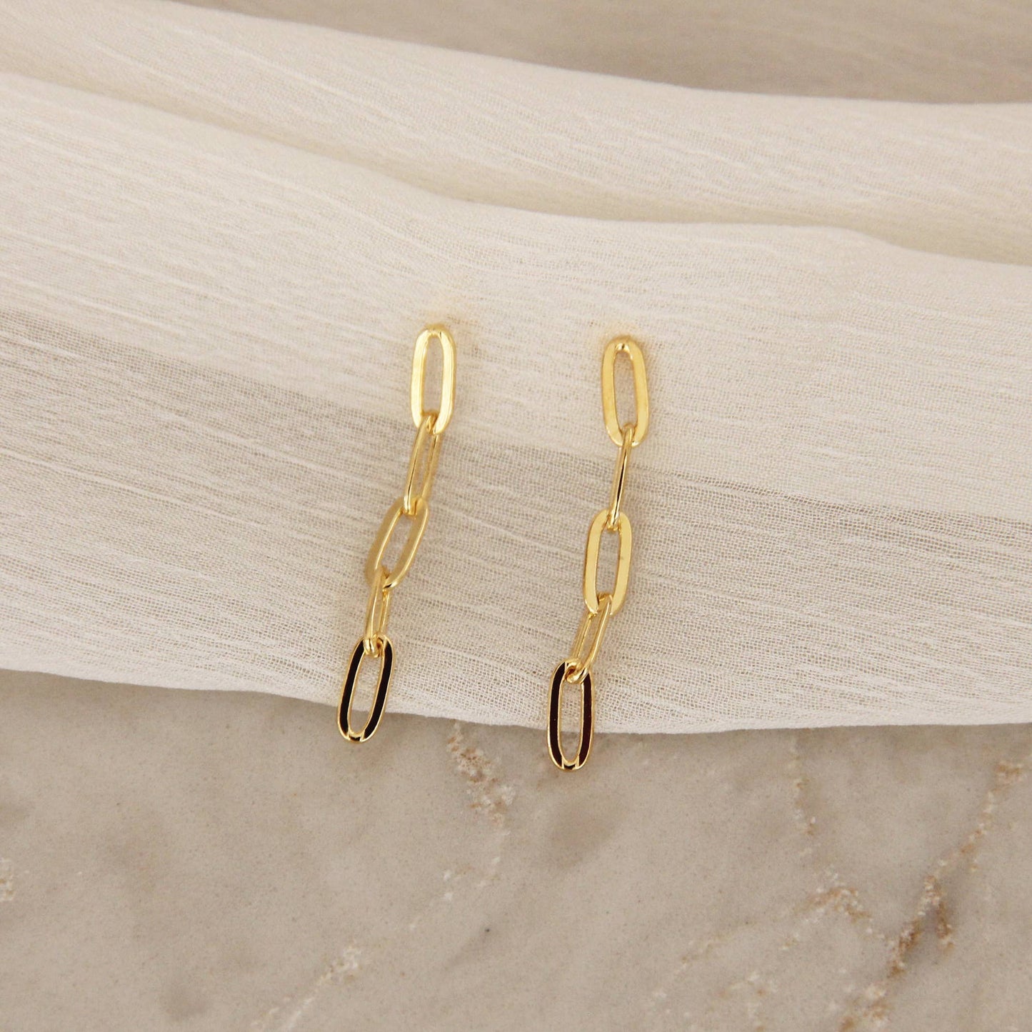 Zoey Earrings, Silver