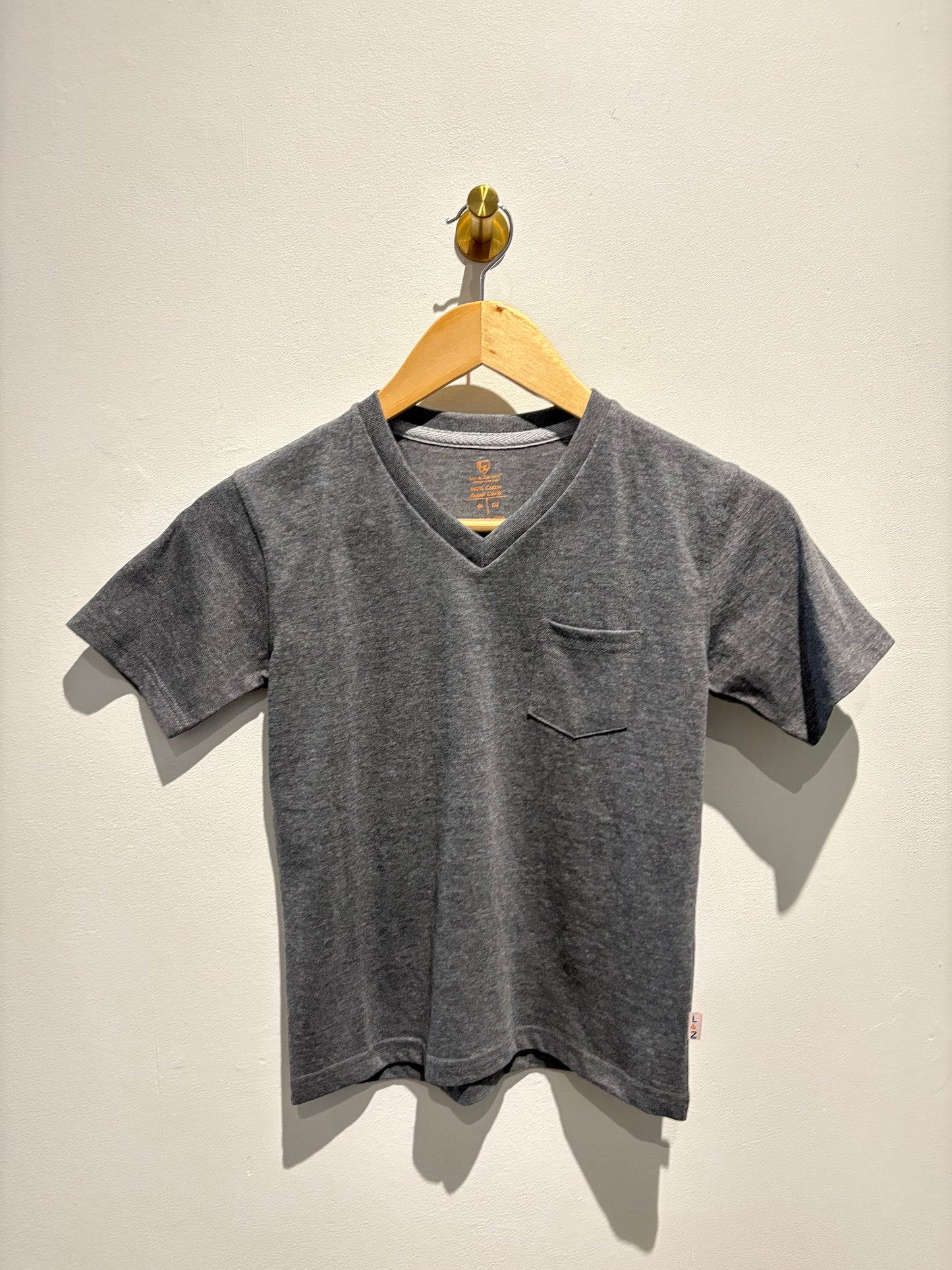 Grey V-Neck Tee (kids)