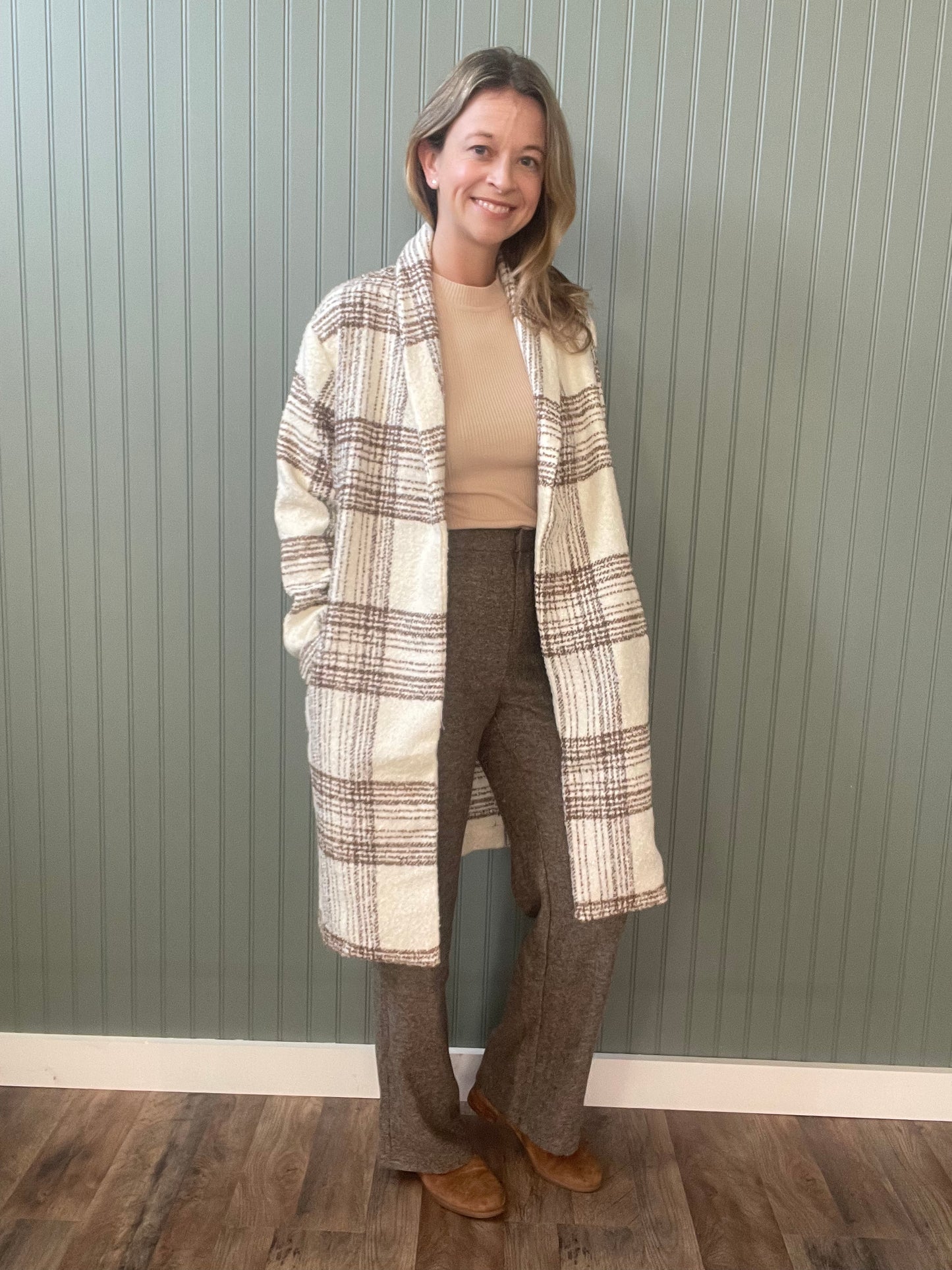 Morning Stroll Plaid Jacket