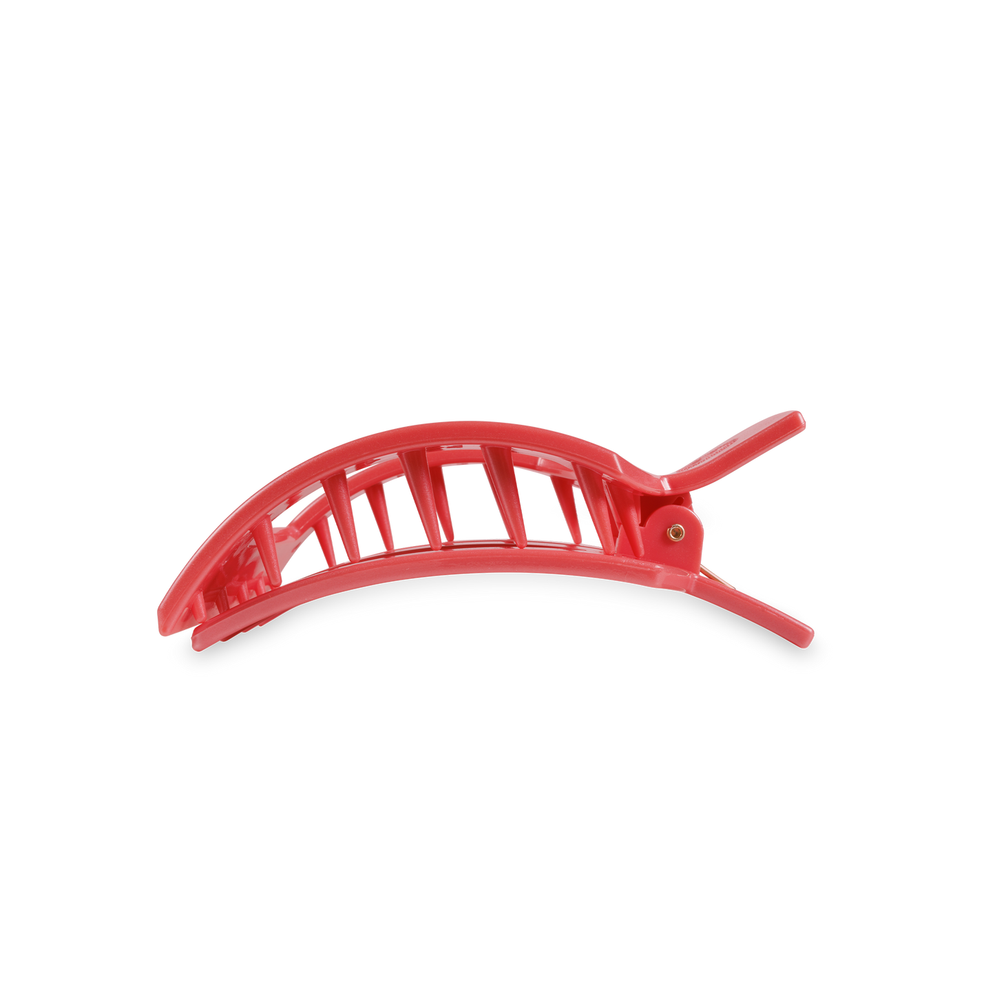 Calming Coral Square Flat Hair Clip, Medium