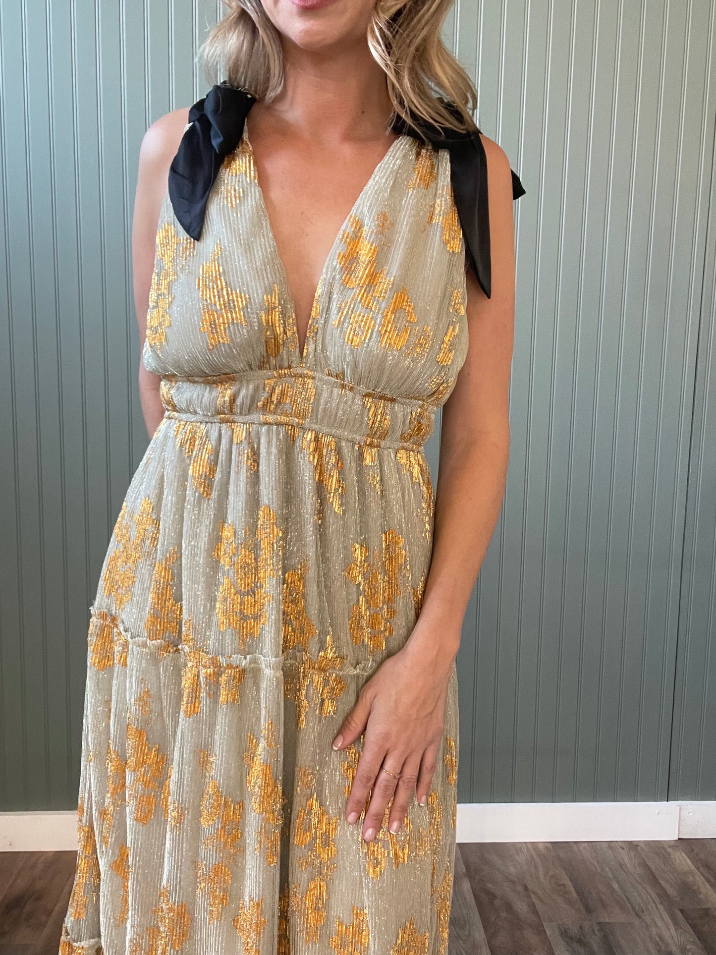 Gold & Glitter Dress