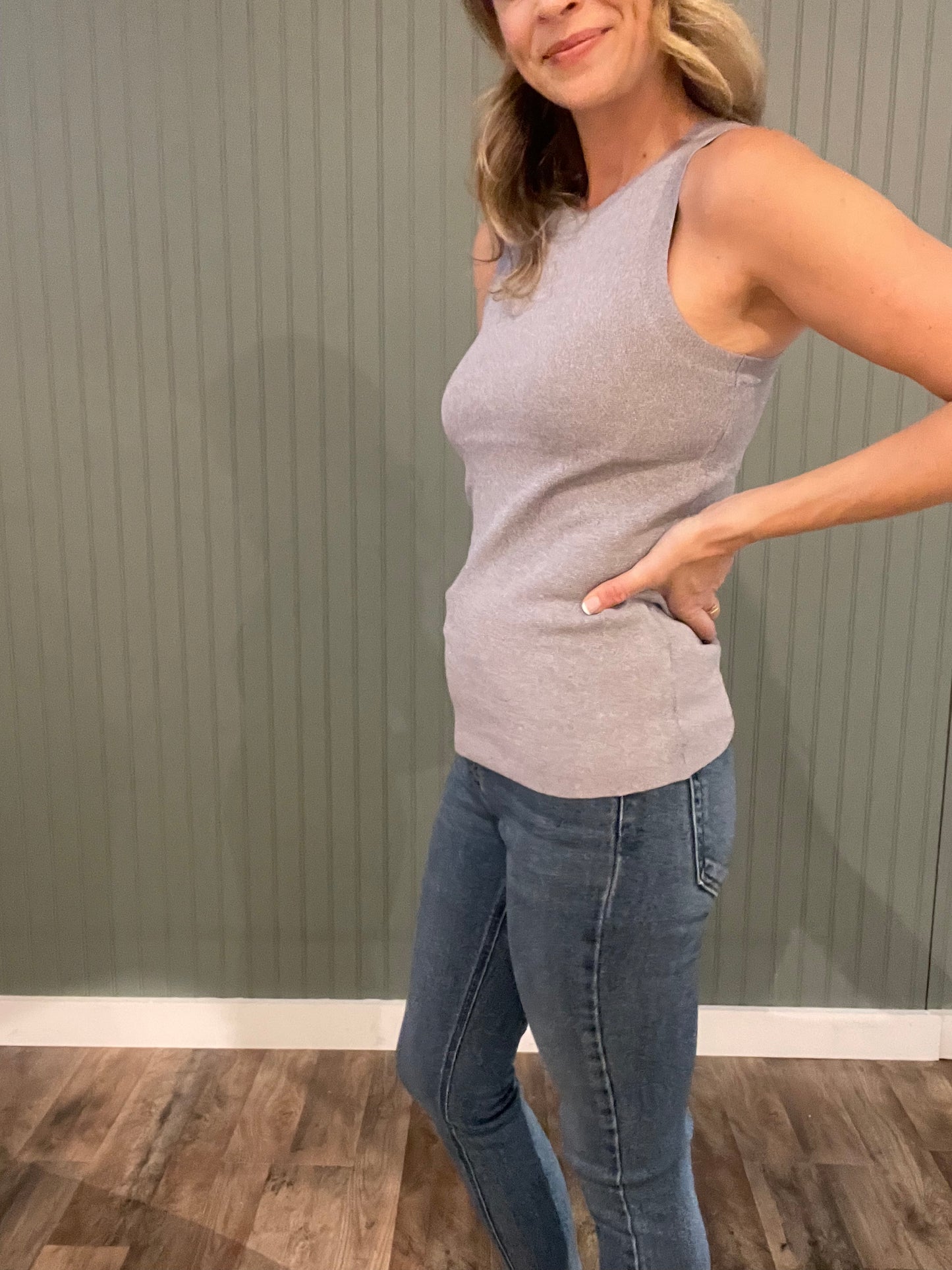 The Signy Top (Heather Grey)