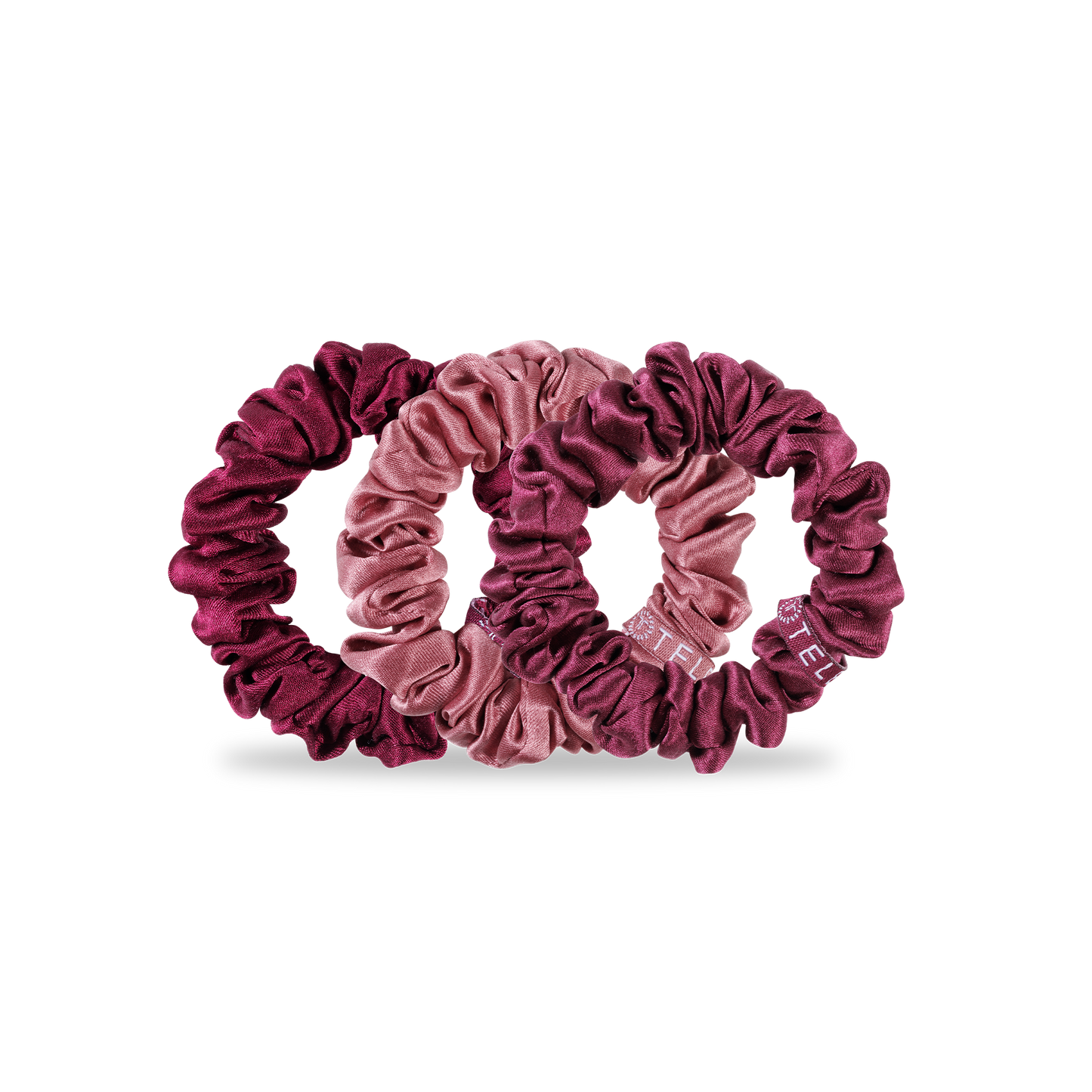 Silk Hair Scrunchie | Burgundy Bliss |Small