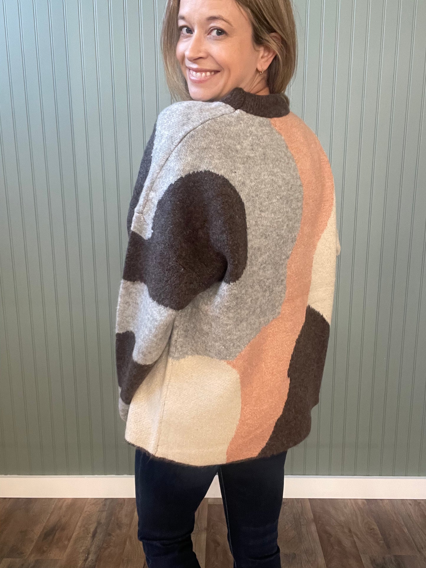 Chrissy Color Block Sweater
