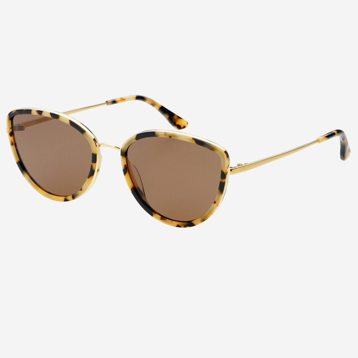 Luna Acetate Womens Cat Eye Sunglasses, Milky Tortoise