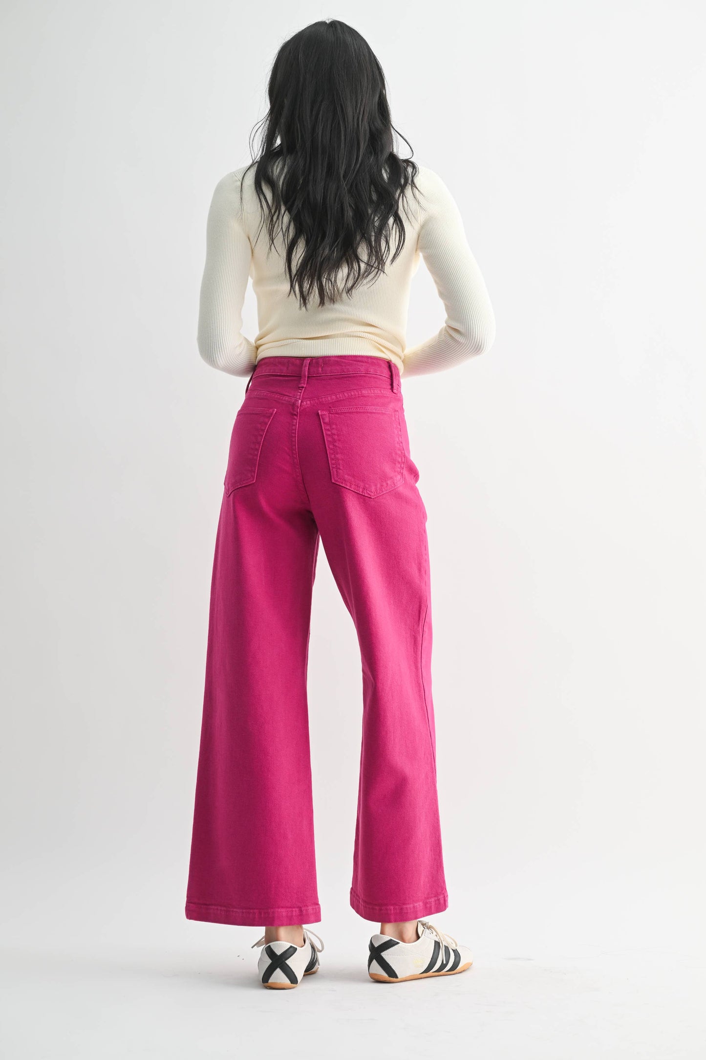 Oh So Pink! Patch Pocket Wide Leg