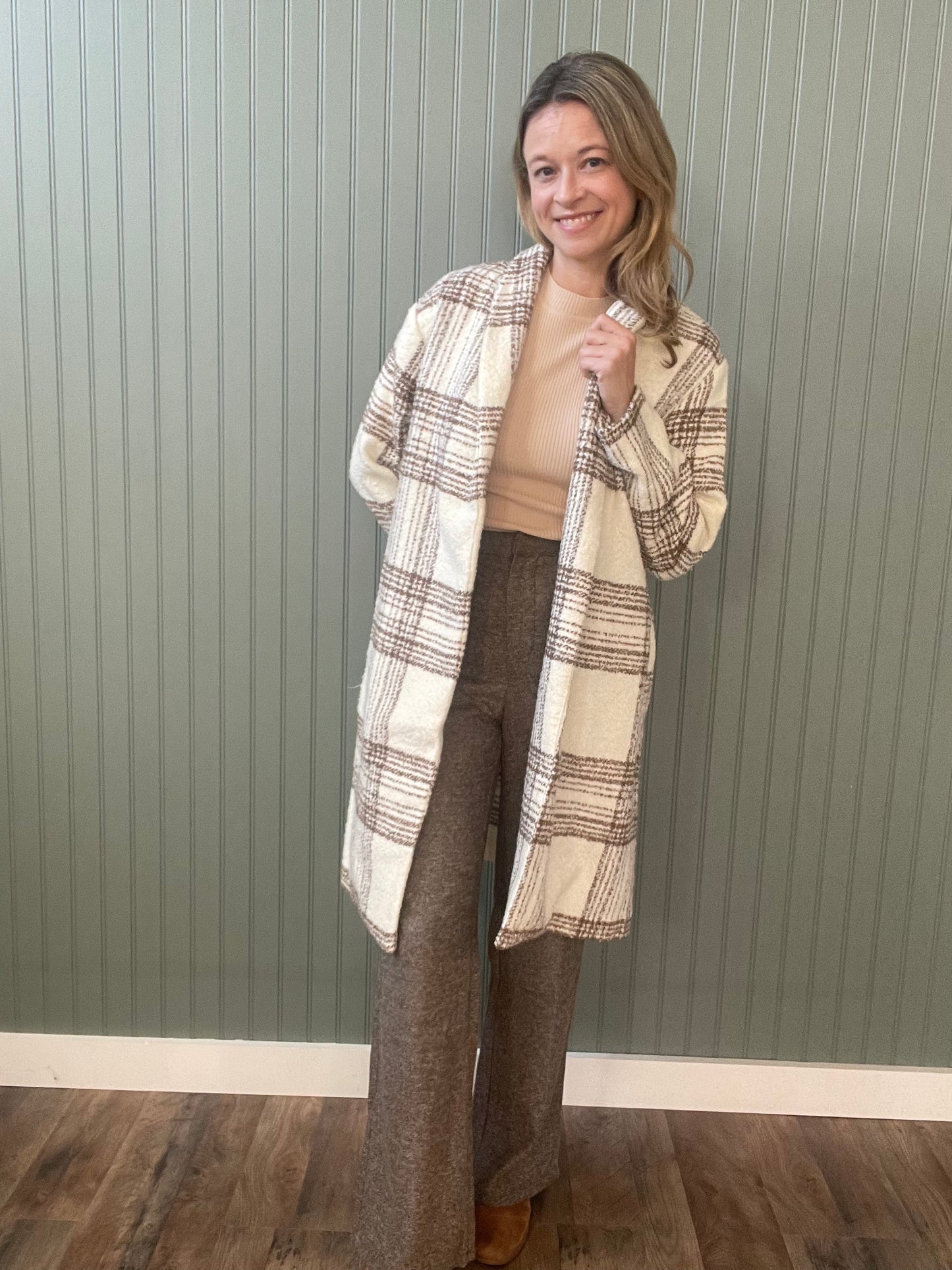 Morning Stroll Plaid Jacket