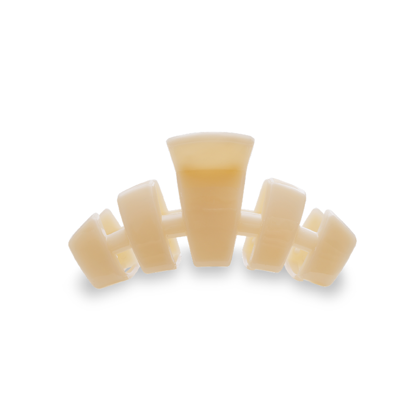 Almond Beige Classic Hair Clip, Small